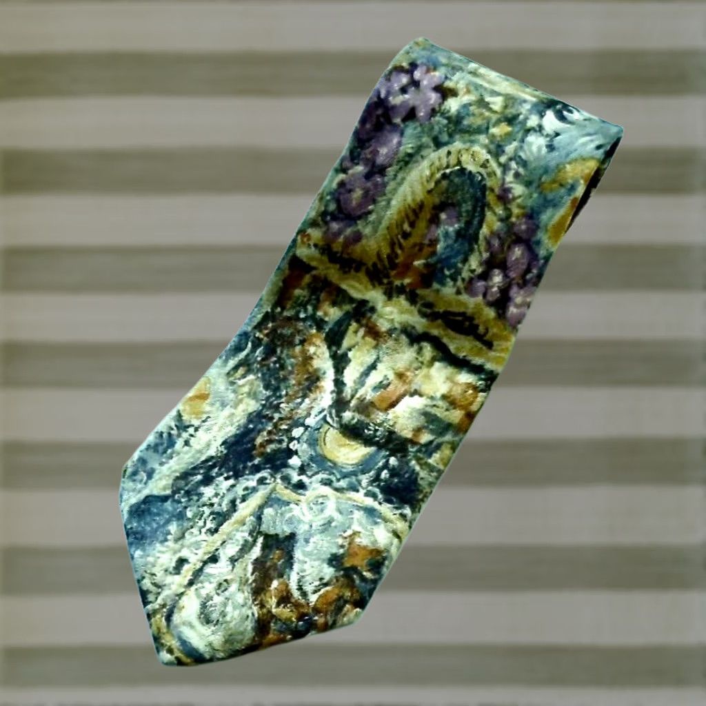 Ermenegildo Zegna Ermenegildo Zegna Tie Silk Abstract Made in Italy Men's Size ONE SIZE - 1 Thumbnail