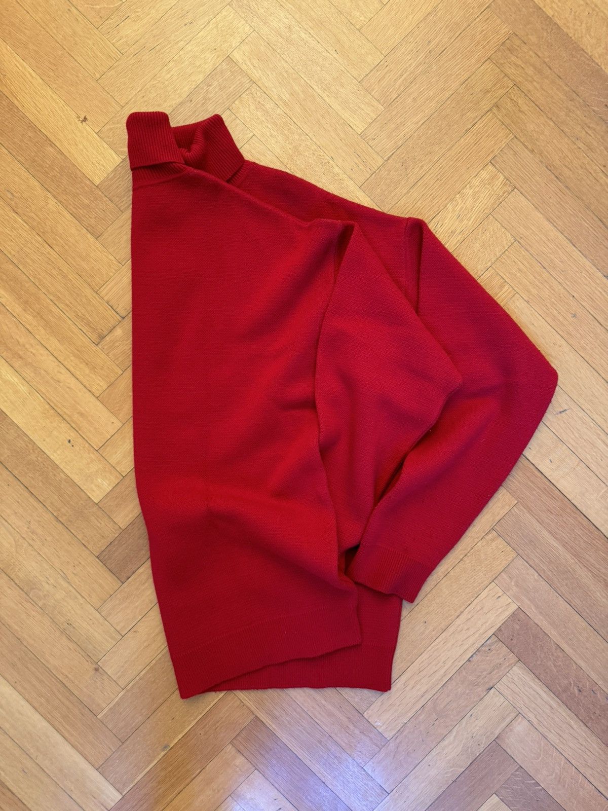 Gosha Rubchinskiy GOSHA RUBCHINSKIY red sweater FW17 Size US M / EU 48-50 / 2 - 6 Thumbnail