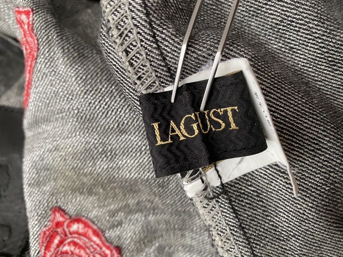 If Six Was Nine × Japanese Brand Lagust Distressed Metallic Denim Jacket Size S / US 4 / IT 40 - 16 Thumbnail