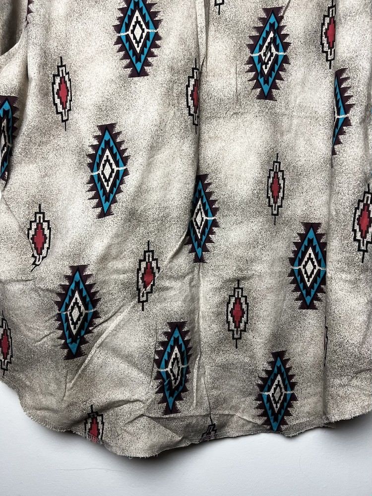 Wrangler Vintage 80's-90's Wrangler Western Native Style Button Up Size US XL / EU 56 / 4 - 10 Thumbnail