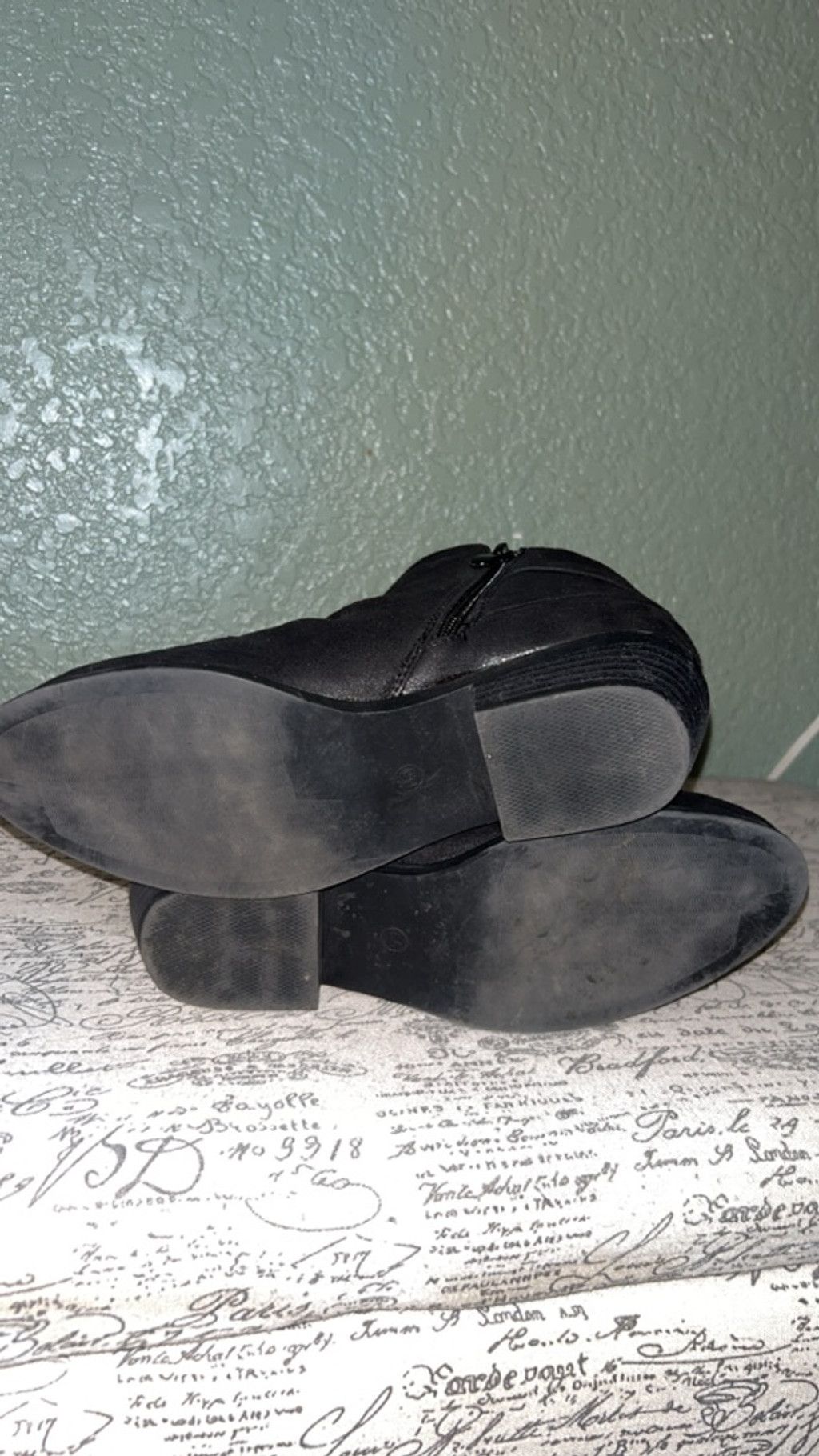 Other Women's Global Win Black Ankle Boots & Booties Size 6.5 Size US 6.5 / IT 36.5 - 4 Thumbnail