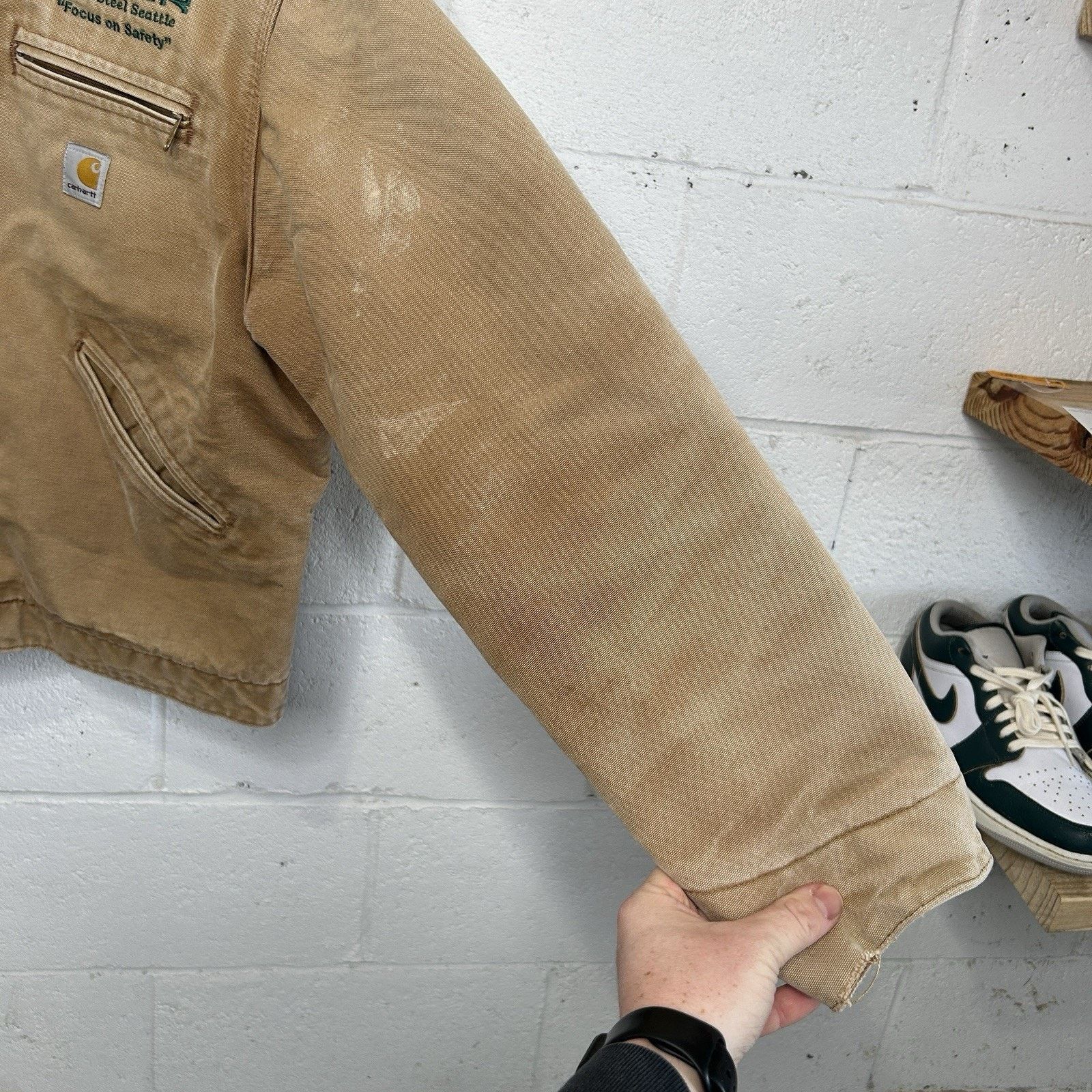 Carhartt Vintage Carhartt Blanket-Lined Detroit Jacket “Brown” J01 Size US L / EU 52-54 / 3 - 8 Thumbnail