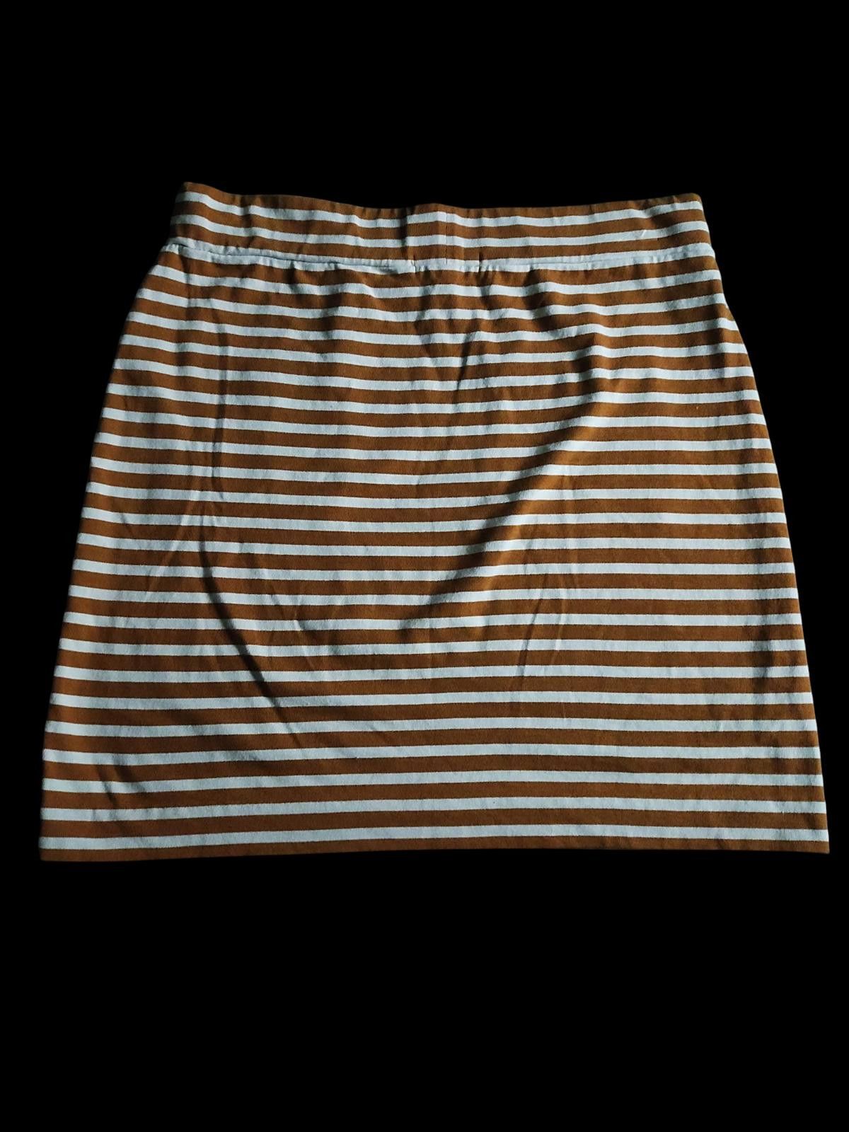 J.Crew J.Crew Women's Striped Mini Skirt Size 28" / US 6 / IT 42 - 2 Thumbnail
