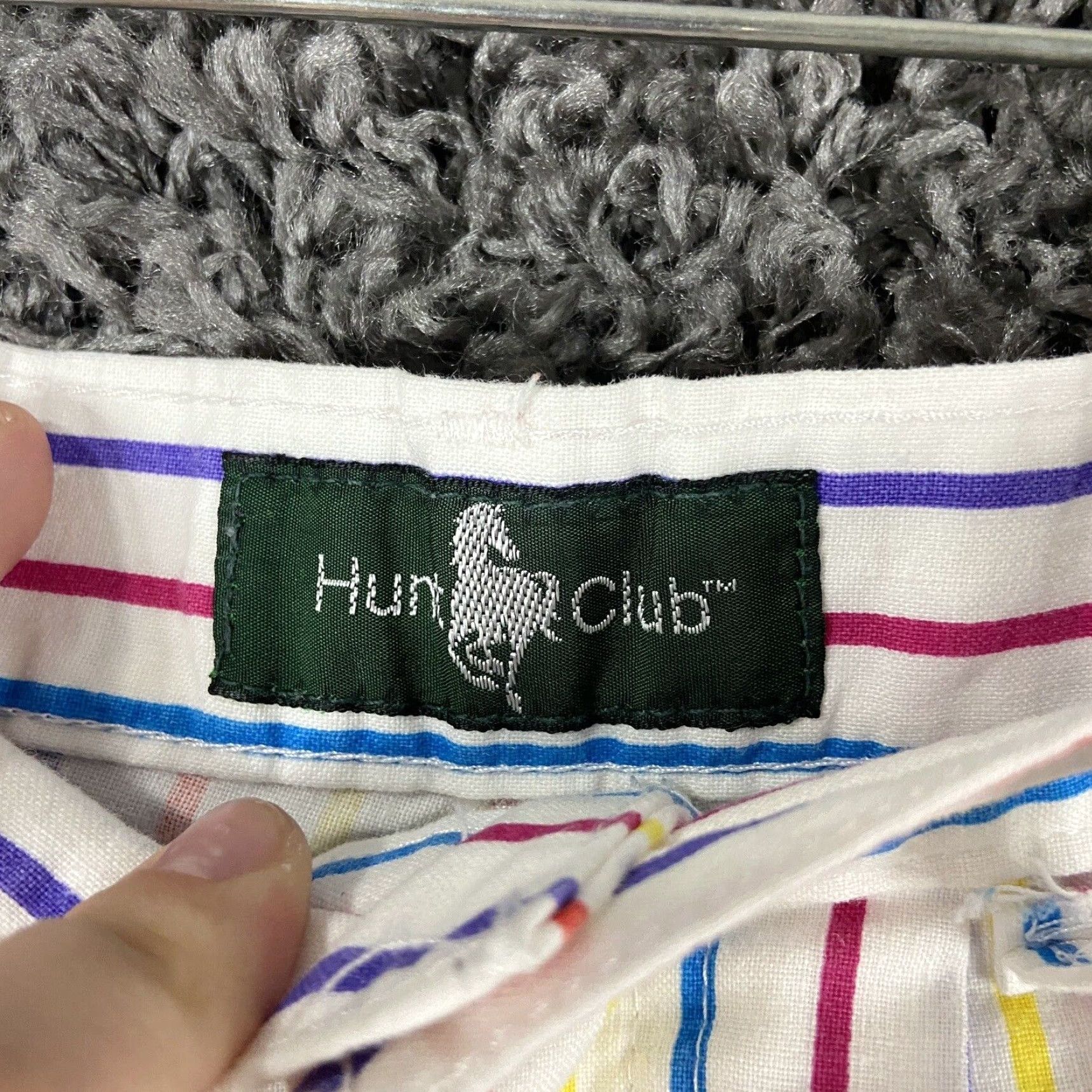 Rainbow Hunt Club Women's Rainbow Striped Chino Pants White Multicolor Size 26 Size 26" / US 2 / IT 38 - 5 Thumbnail