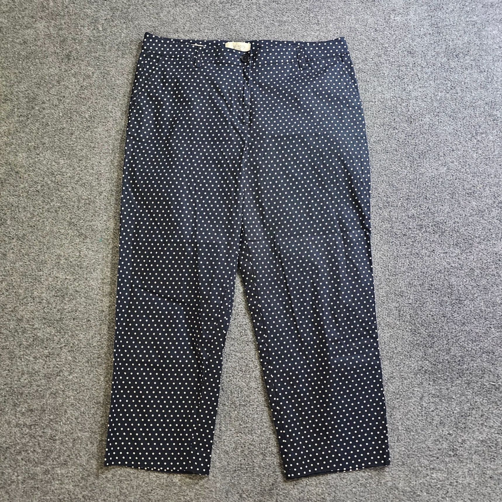 Talbots Talbots Pants Womens 14 Black White Polka Dot Heritage Cropped High Rise Career Size 36" / US 14 / IT 50 - 2 Thumbnail