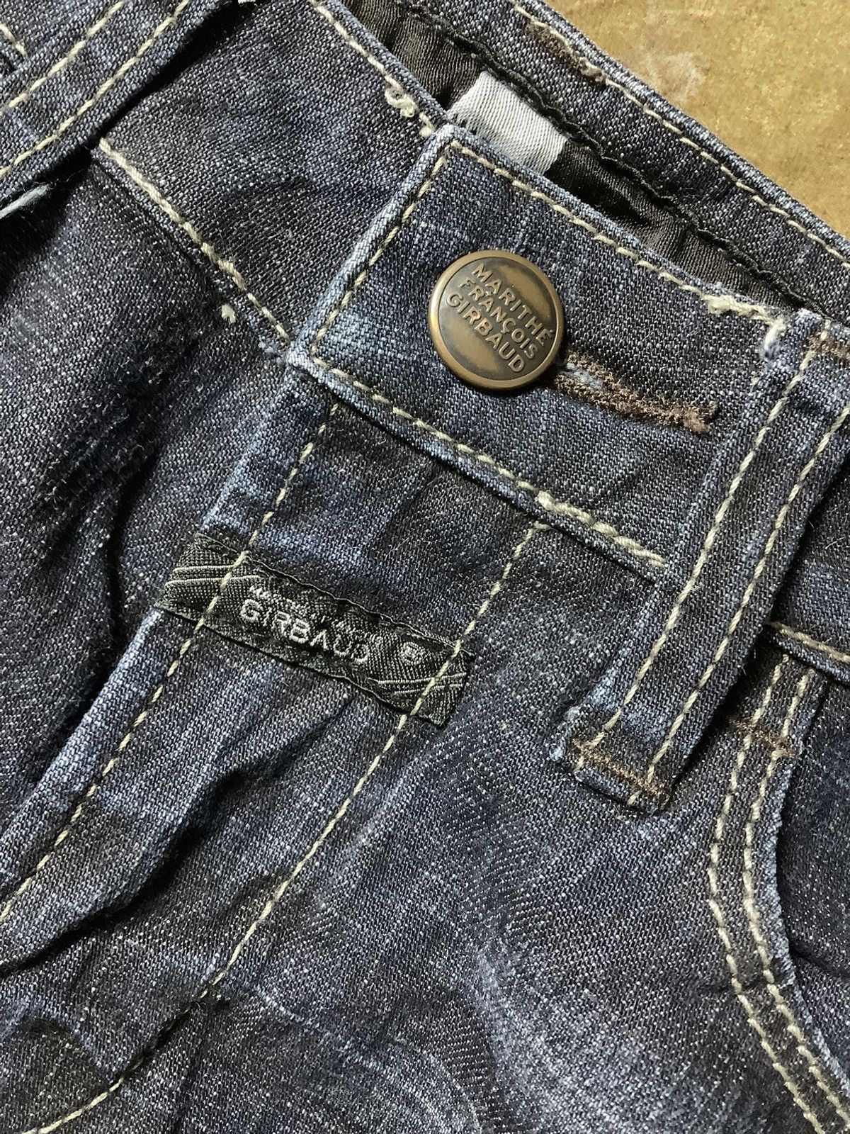 Japanese Brand × Marithe + Francois Girbaud Marithe Francois Girbaud Faded Blue Flare Jeans Size US 26 / EU 42 - 4 Thumbnail