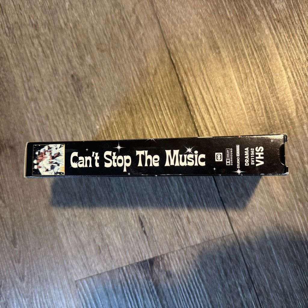 The Unbranded Brand Can't Stop The Music VHS Black White Size ONE SIZE - 7 Thumbnail