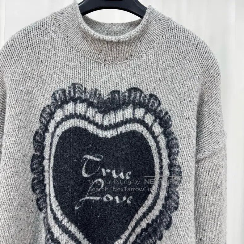 Acne Studios Acne Studios Heart letter knitted sweater Size XXS / US 00 / IT 34 - 3 Thumbnail