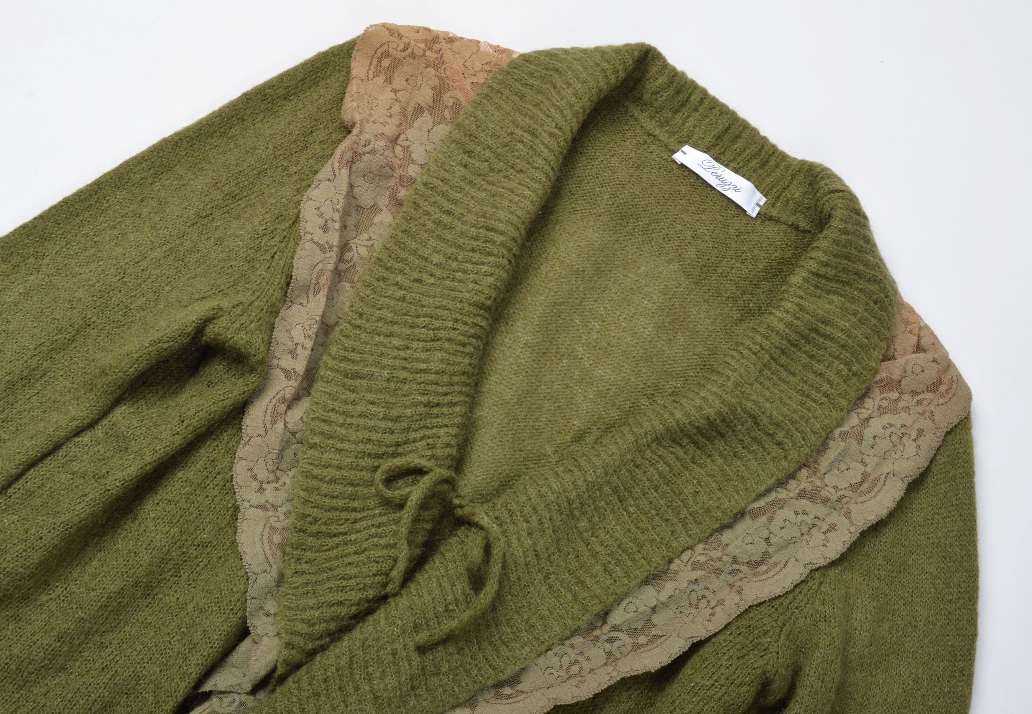 Other Vintage Peruggi Y2K Fairy Kid Mohair Blend Cardigan Size L / US 10 / IT 46 - 5 Thumbnail