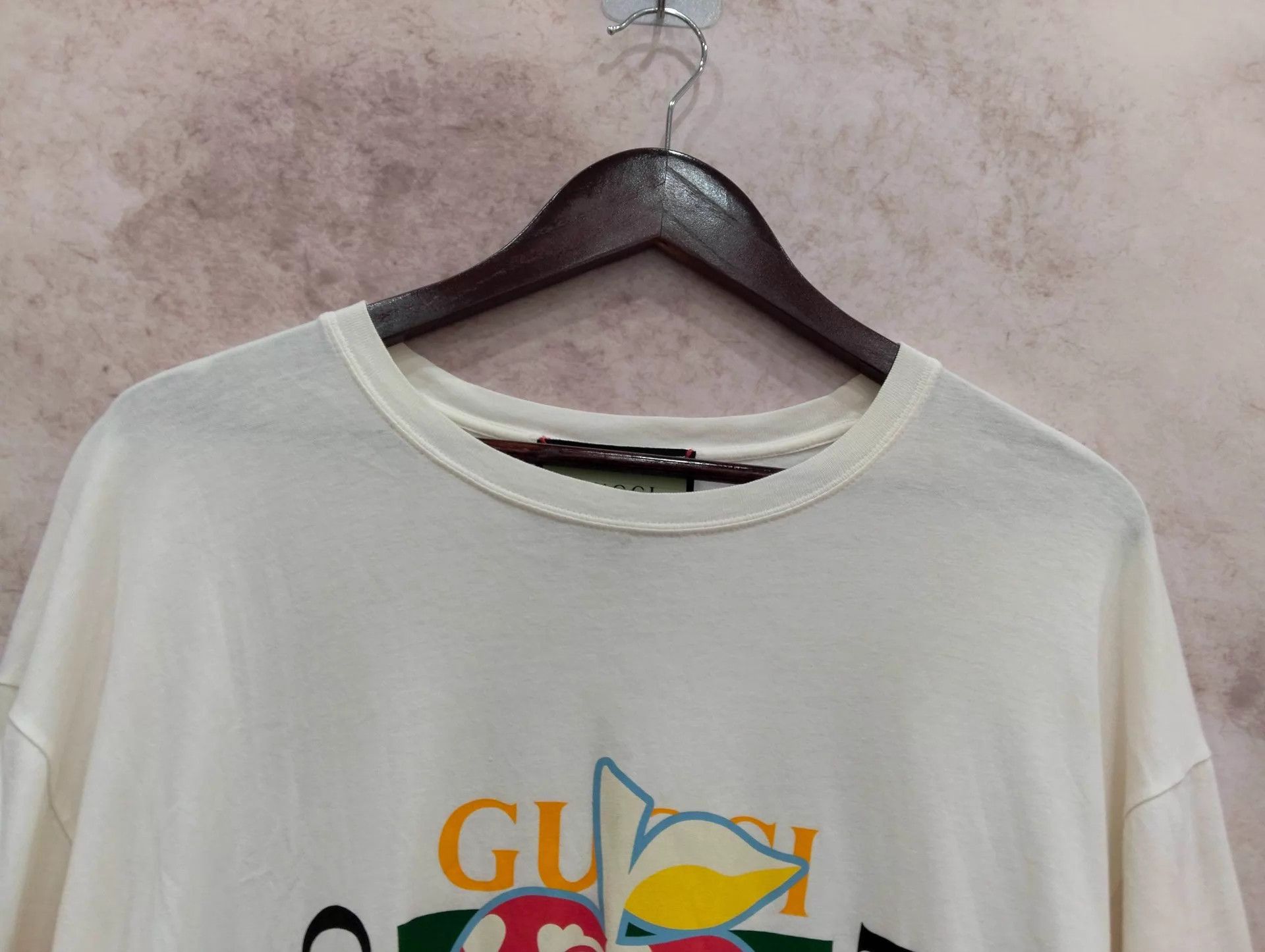 Gucci Gucci Multicolor Apple Print Short Sleeve T-Shirt XXL Size US XXL / EU 58 / 5 - 6 Thumbnail