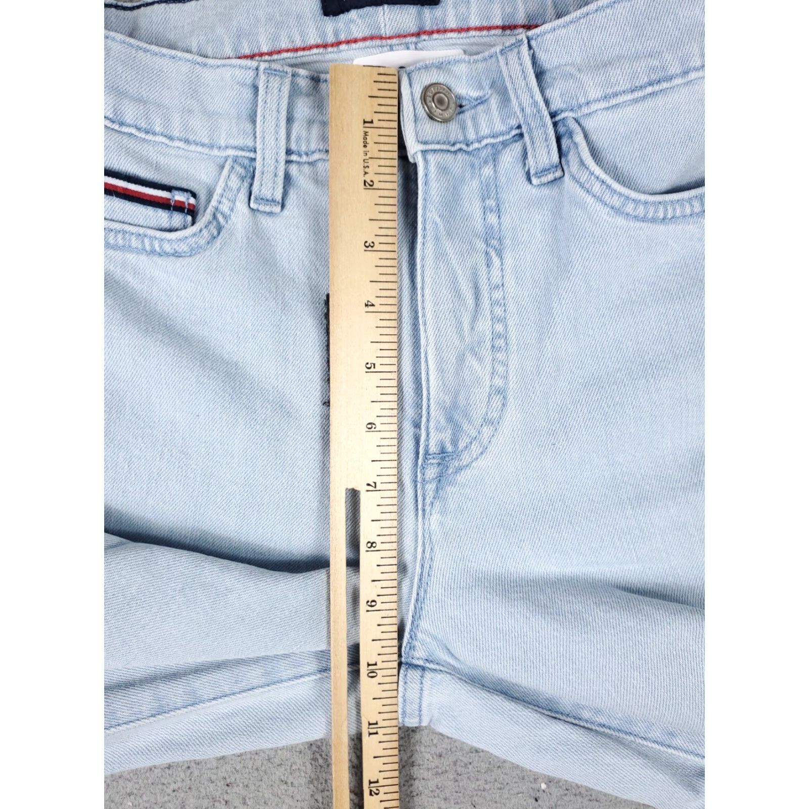 Tommy Hilfiger VINTAGE Tommy Hilfiger Women's Jeans Size 4 27x26 Straight Fit Denim Pants Blue Ladies Size 27" / US 4 / IT 40 - 3 Thumbnail