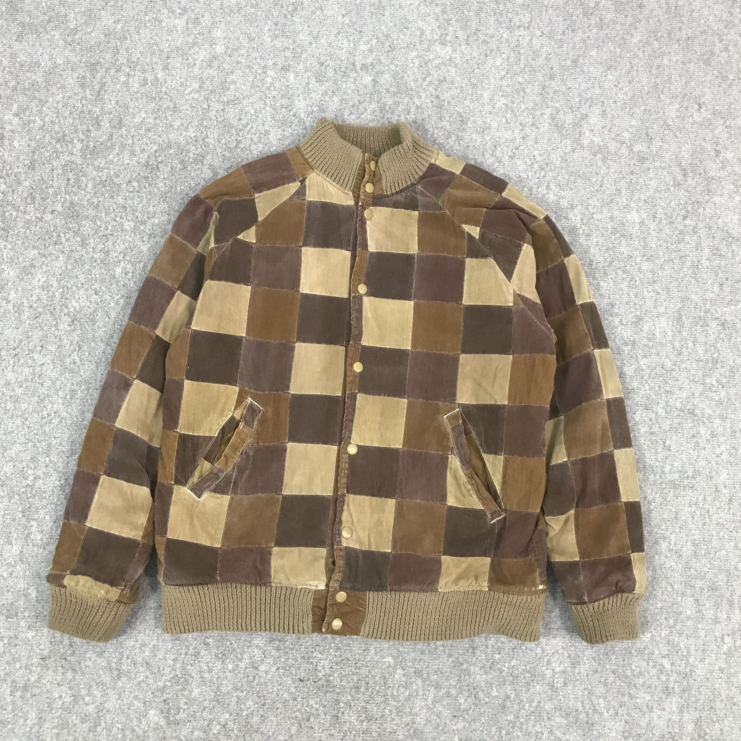 Japanese Brand × Lucky Brand LUCKY STORE ORIGINAL PATCHWORK SNAP BUTTON JACKET Size US L / EU 52-54 / 3 - 1 Thumbnail