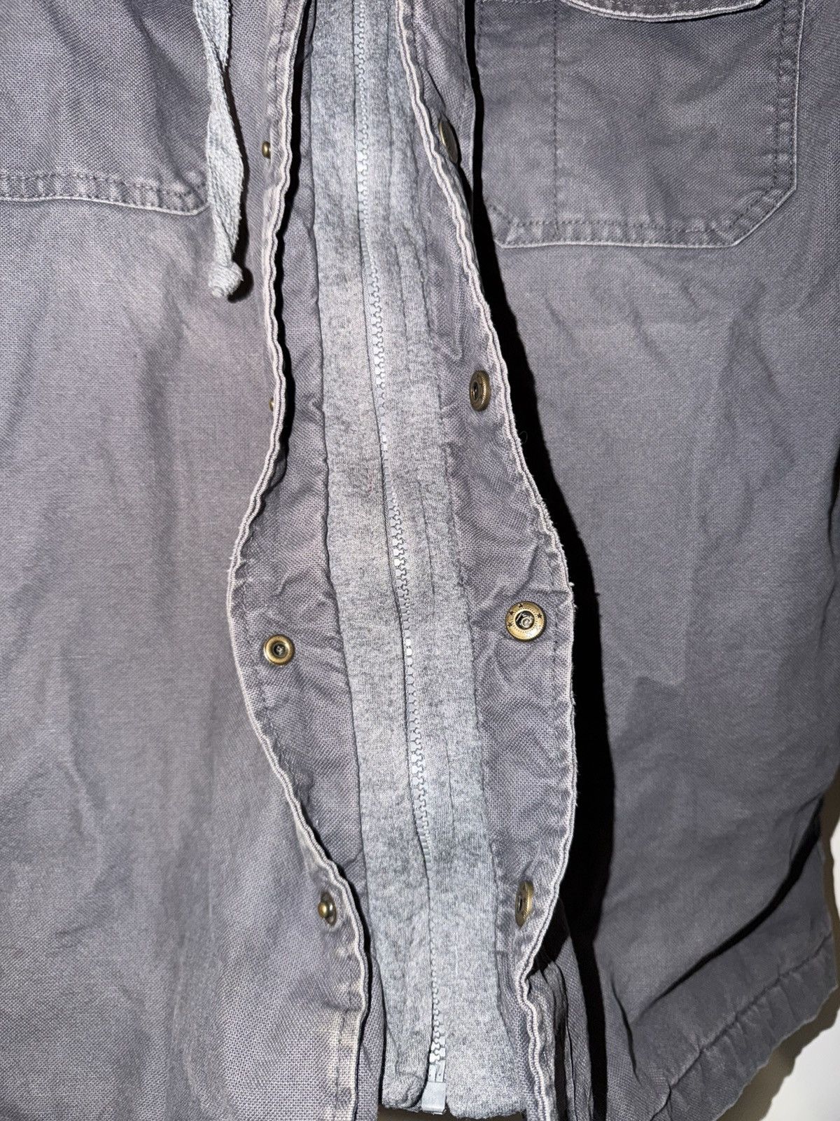 Dickies Vtg Gray Canvas Dickies Full Zip Men’s Hooded Jacket Size M Size US M / EU 48-50 / 2 - 4 Thumbnail