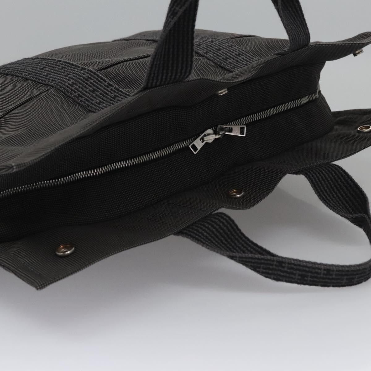 Hermes HERMES Her Line MM Hand Bag Canvas Gray Size ONE SIZE - 6 Thumbnail