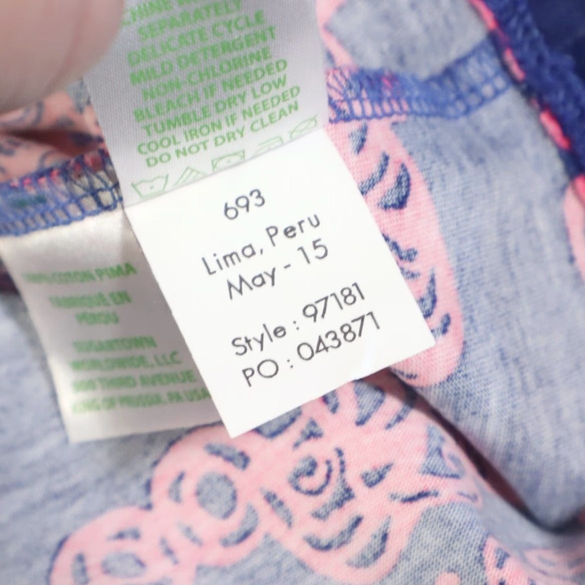 Lilly Pulitzer Lilly Pulitzer Marlowe Elephant All Over Print Long Sleeve Dress Navy Women's S Size S / US 4 / IT 40 - 6 Thumbnail