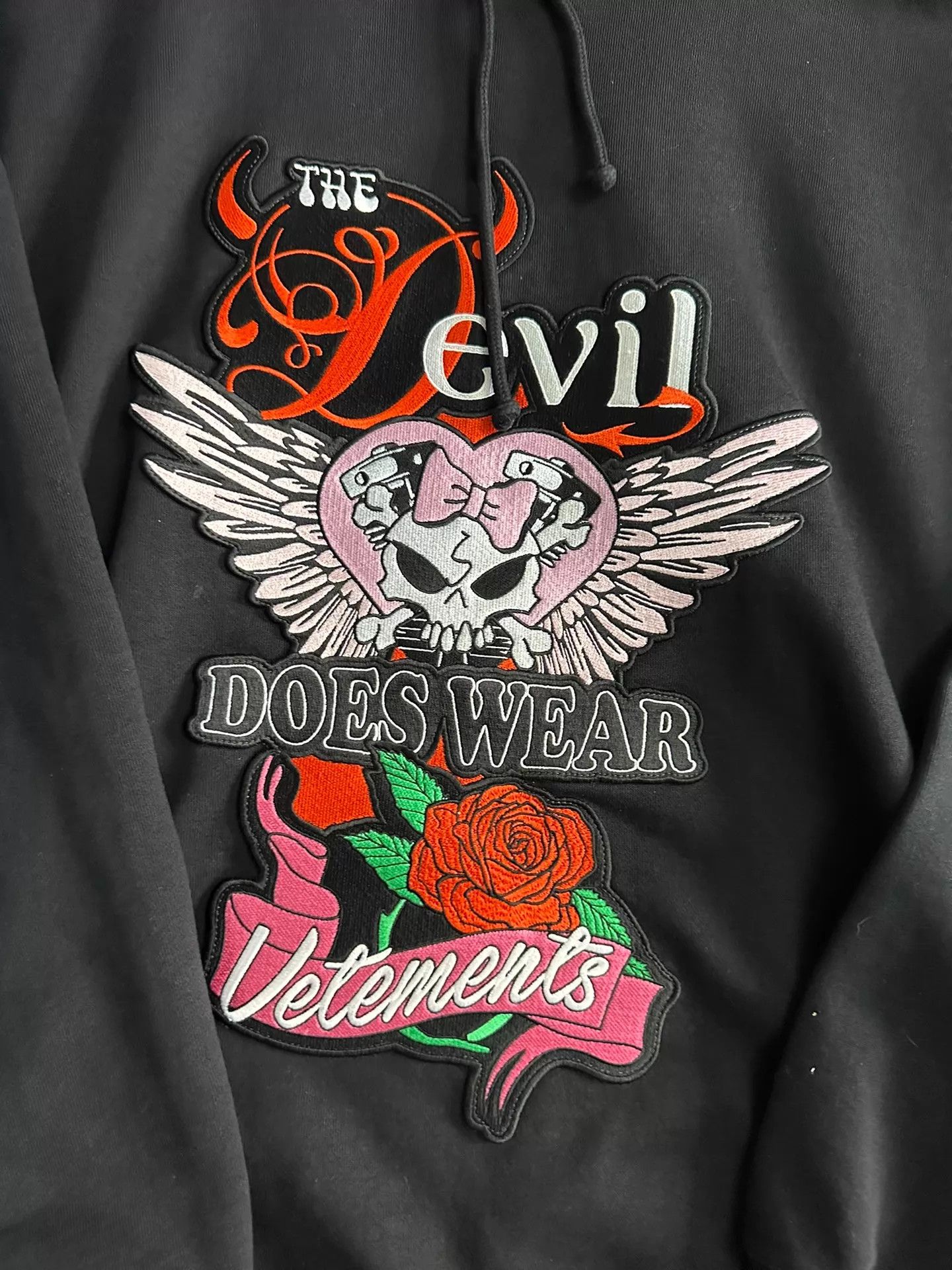 Vetements Vetements Peace Out Hoodie Big Applique Size XS Size US XS / EU 42 / 0 - 2 Thumbnail