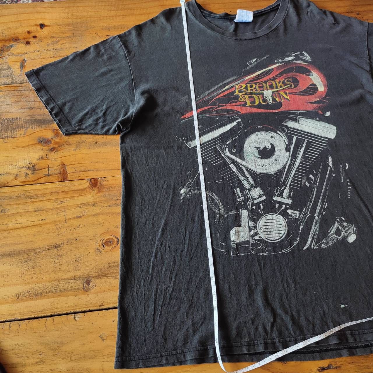 Harley Davidson × Vintage Brook And Dunn : Asphalt Cowboy Tour T-Shirt Size US XL / EU 56 / 4 - 6 Thumbnail