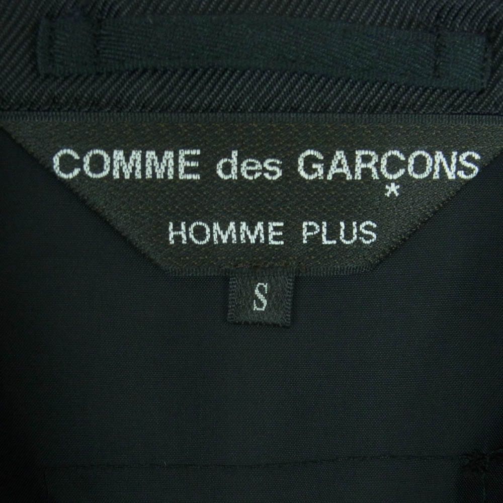 Comme des Garcons Homme Plus Jacket Back cross cutout nylon 2 Button tailored plain Black Size US S / EU 44-46 / 1 - 5 Thumbnail