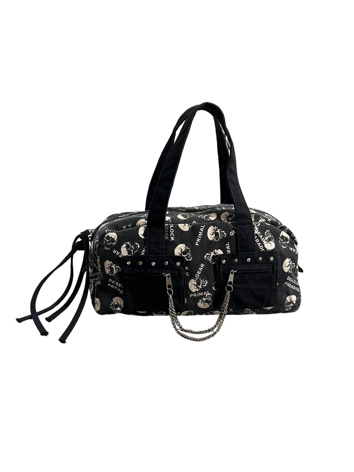 Japanese Brand Skull Punk Chain Shoulder Bag Japanese Brand Size ONE SIZE - 2 Thumbnail