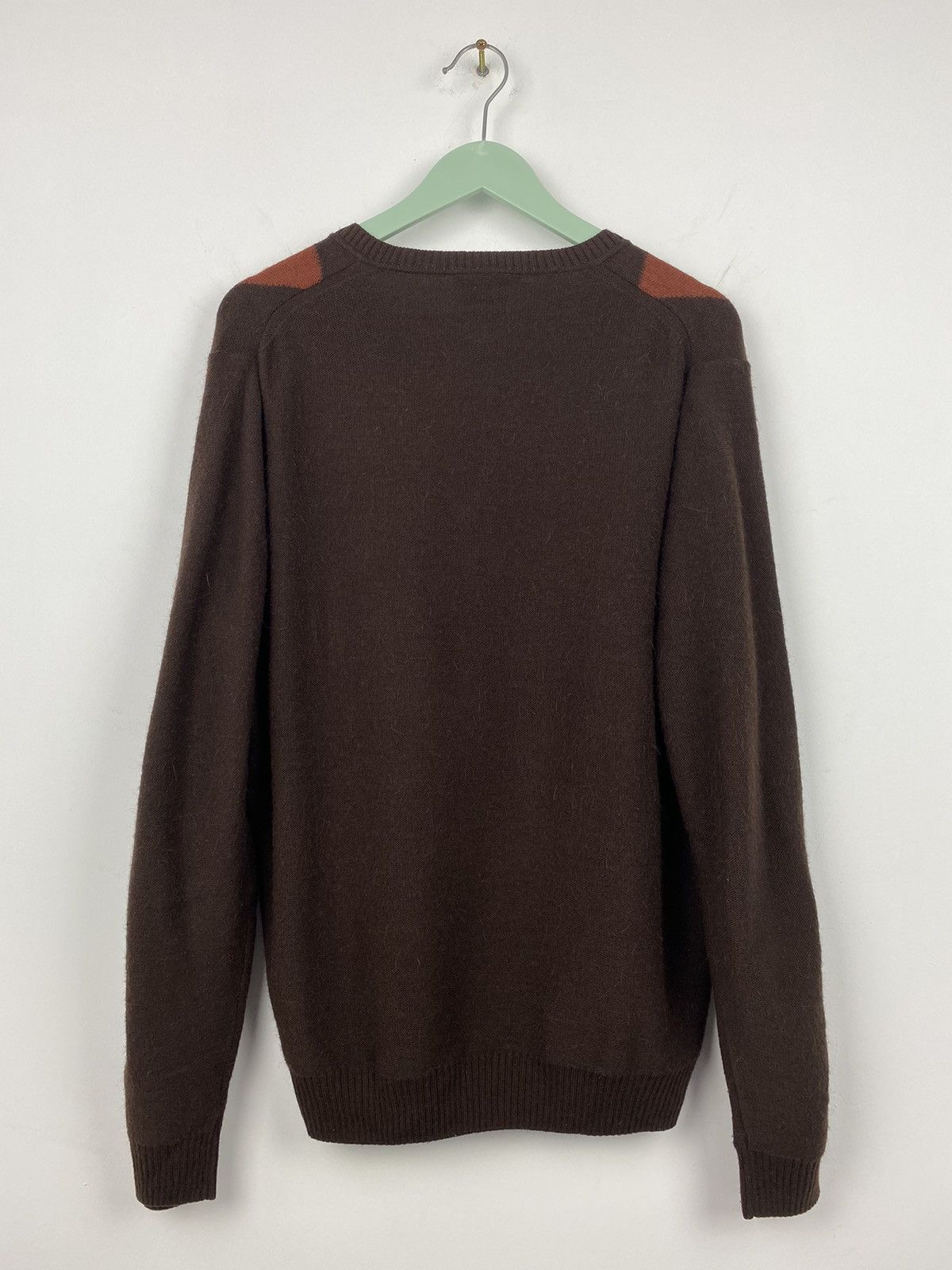 Lacoste Vintage Lacoste V Neck Wool Alpaca Sweater Burberry Ralph Size US L / EU 52-54 / 3 - 4 Thumbnail