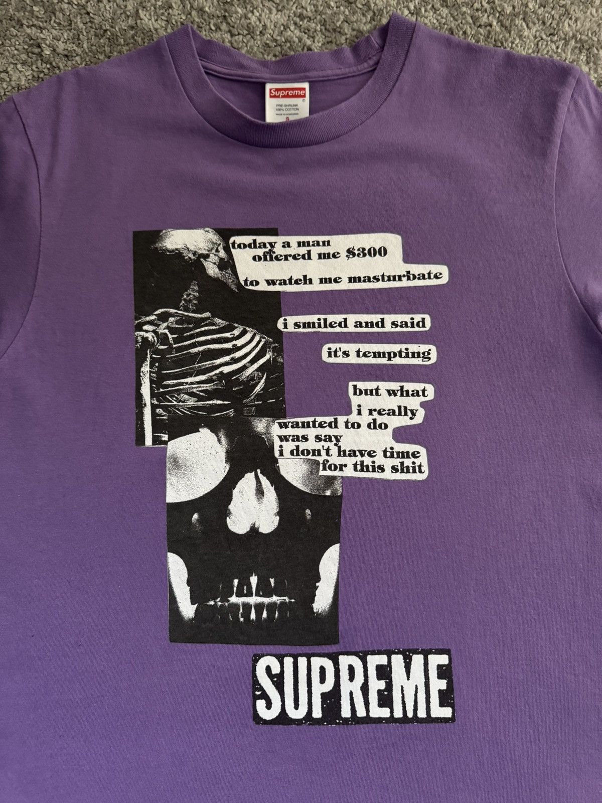 Supreme Supreme anathomy tee Size US S / EU 44-46 / 1 - 4 Thumbnail