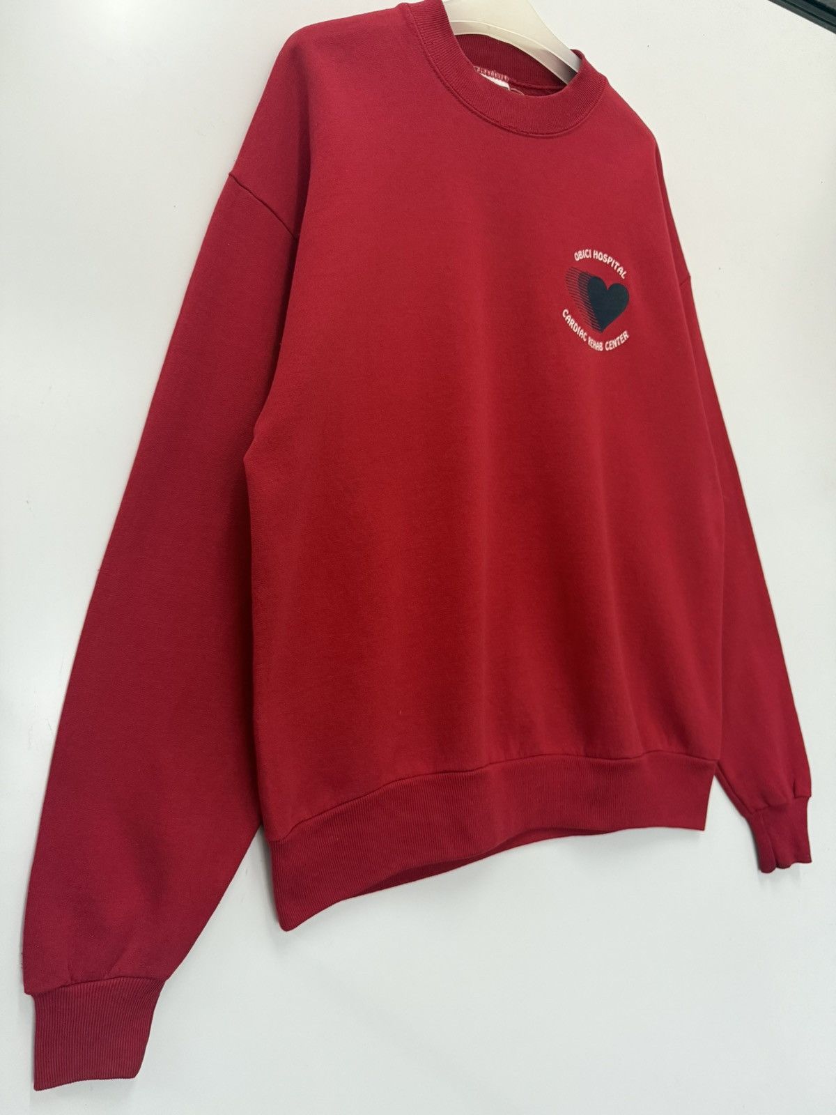 Jerzees 🔥 Vintage 90's Jerzees Obici Hospital Cardiac Rehab WHO - L Size US L / EU 52-54 / 3 - 3 Thumbnail