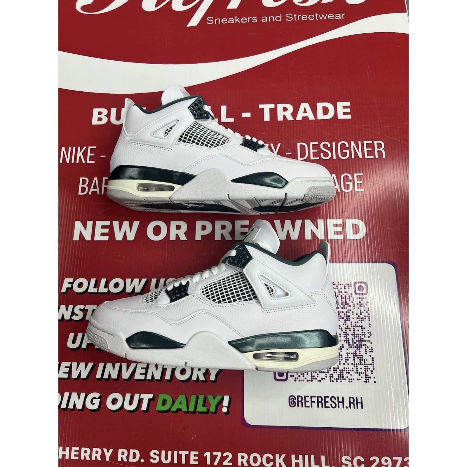 Jordan Brand Air Jordan 4 Oxidized Green Size 10 (FQ8138-103) Size US 10 / EU 43 - 2 Thumbnail