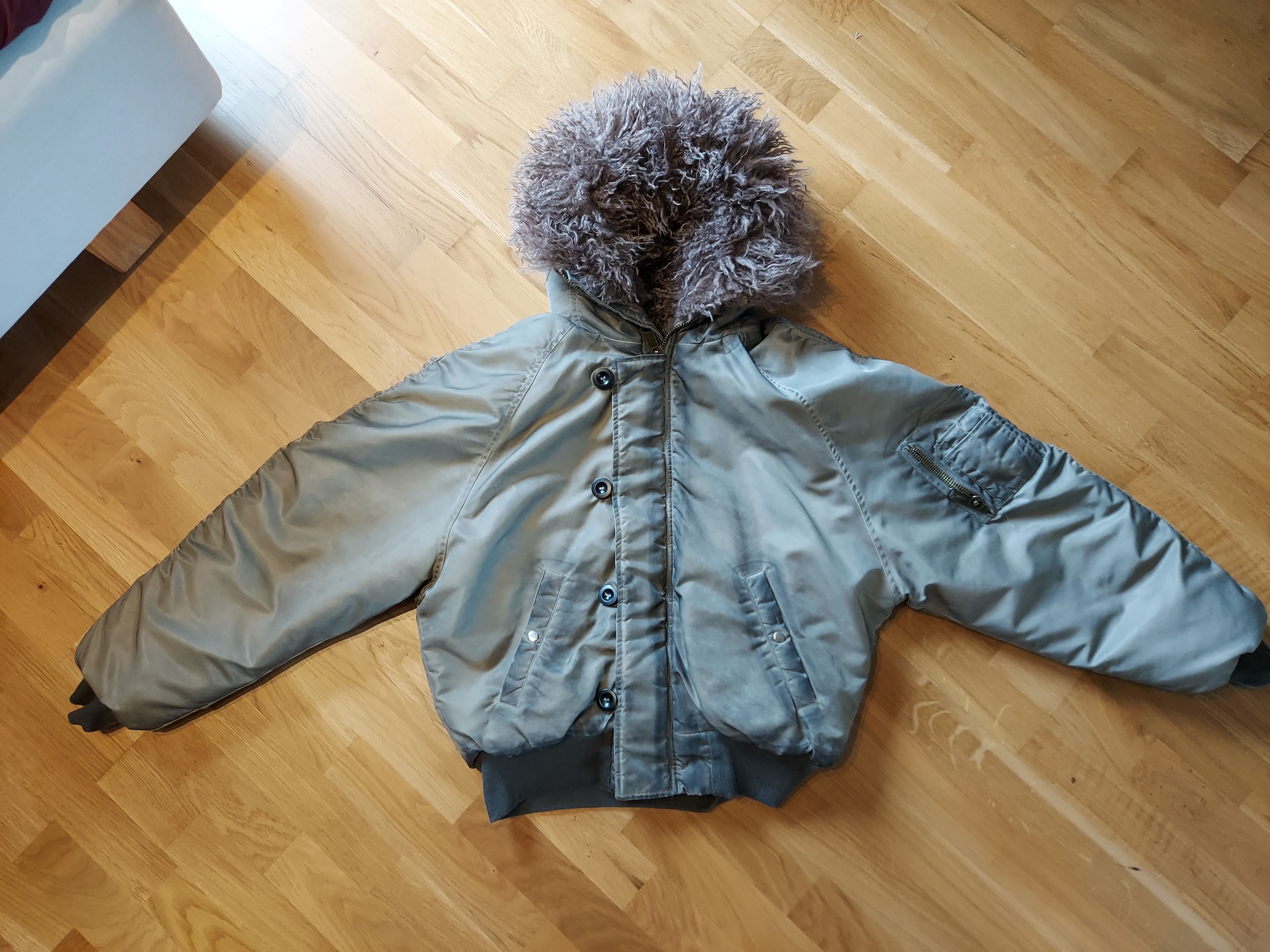 No Faith Studios NO FAITH STUDIOS “USED BEIGE” ASTRO FUR BOMBER