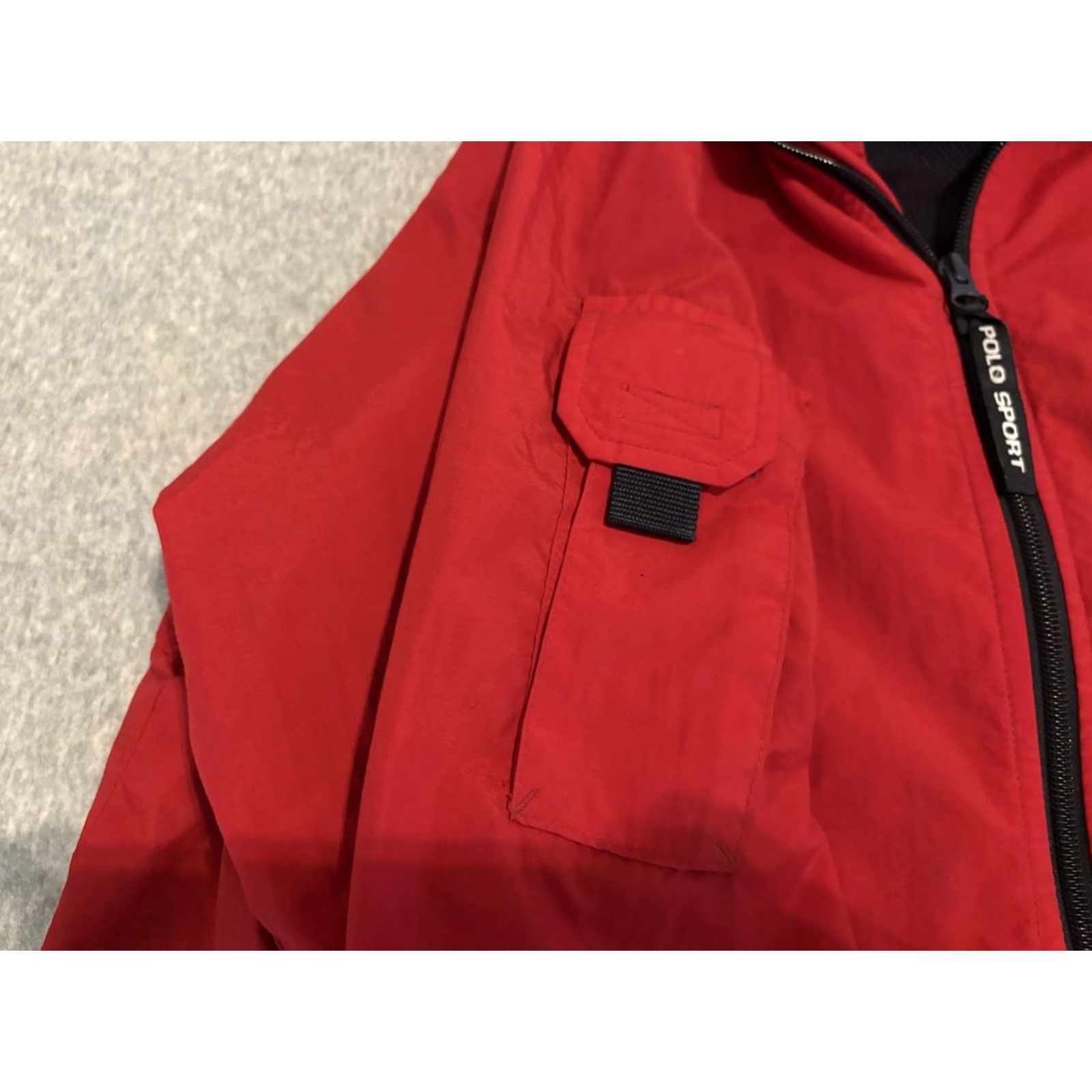 Ralph Lauren VINTAGE Ralph Lauren Polo Sport Windbreaker Jacket - Red Nylon Full Zip Medium Mens Polo Sport Windbreaker Jacket Full Zip Red Nylon Logo Accents 90s Size US M / EU 48-50 / 2 - 4 Thumbnail