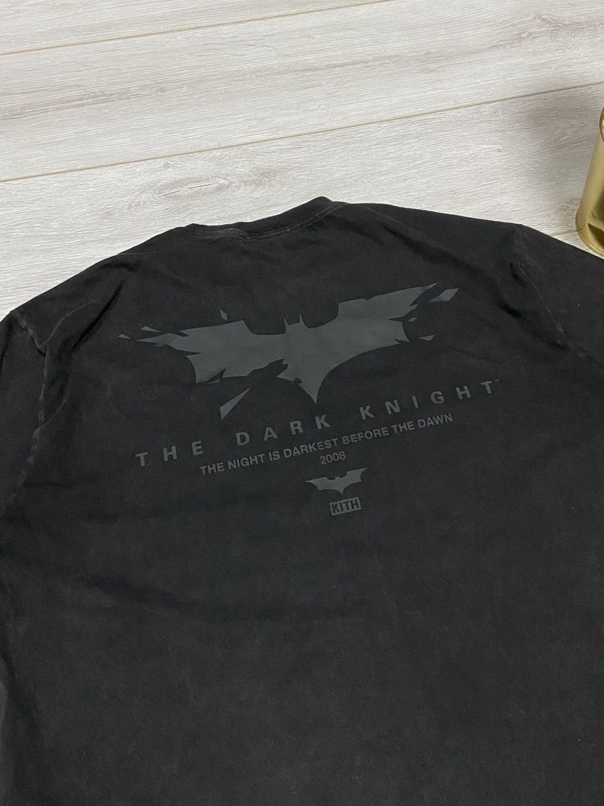 Kith Kith Batman Dark Knight Teaser Vintage Tee Black Size XXL Size US M / EU 48-50 / 2 - 3 Thumbnail