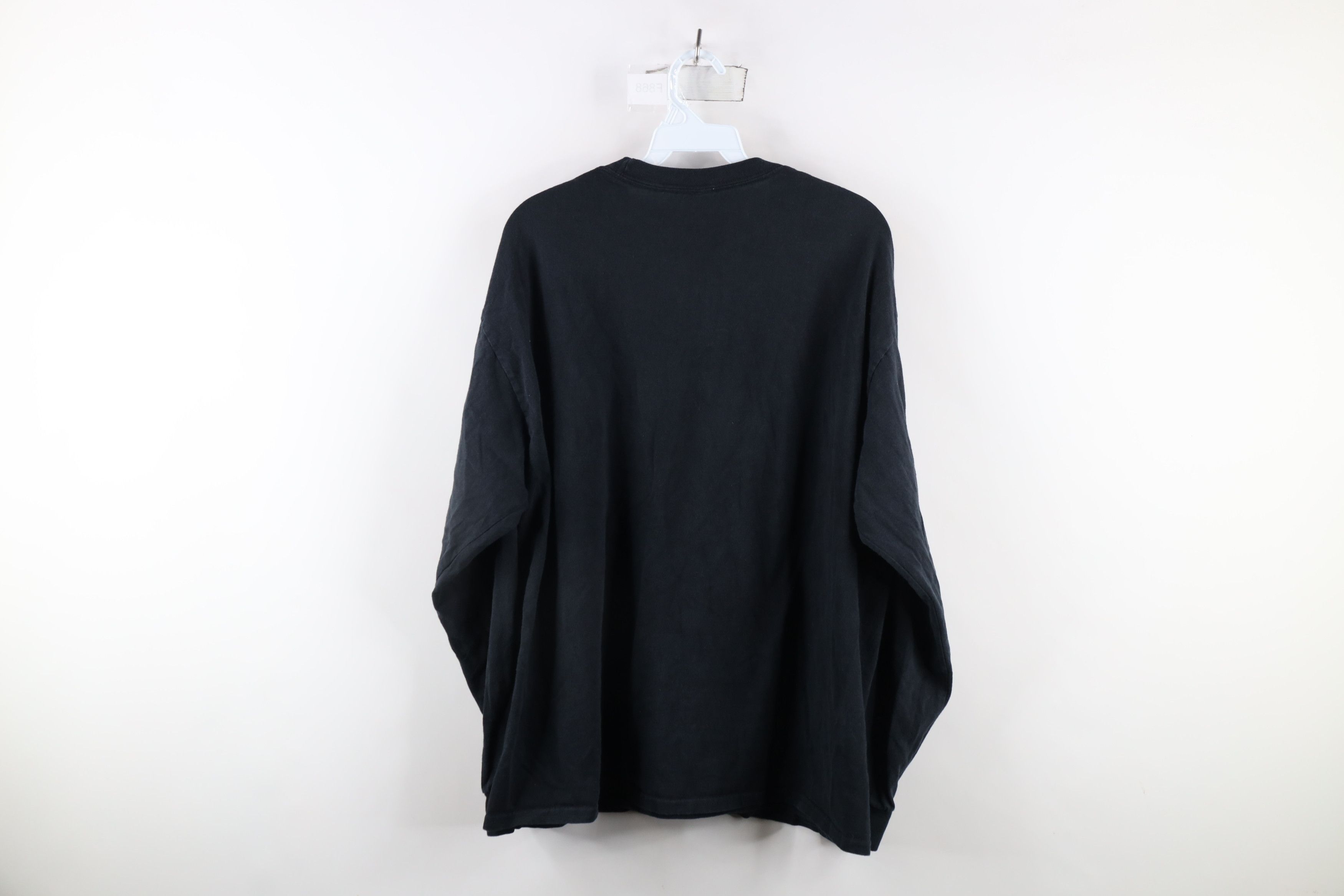 Vintage Vintage 90s Streetwear Long Sleeve T-Shirt Black Cotton Size US L / EU 52-54 / 3 - 7 Thumbnail