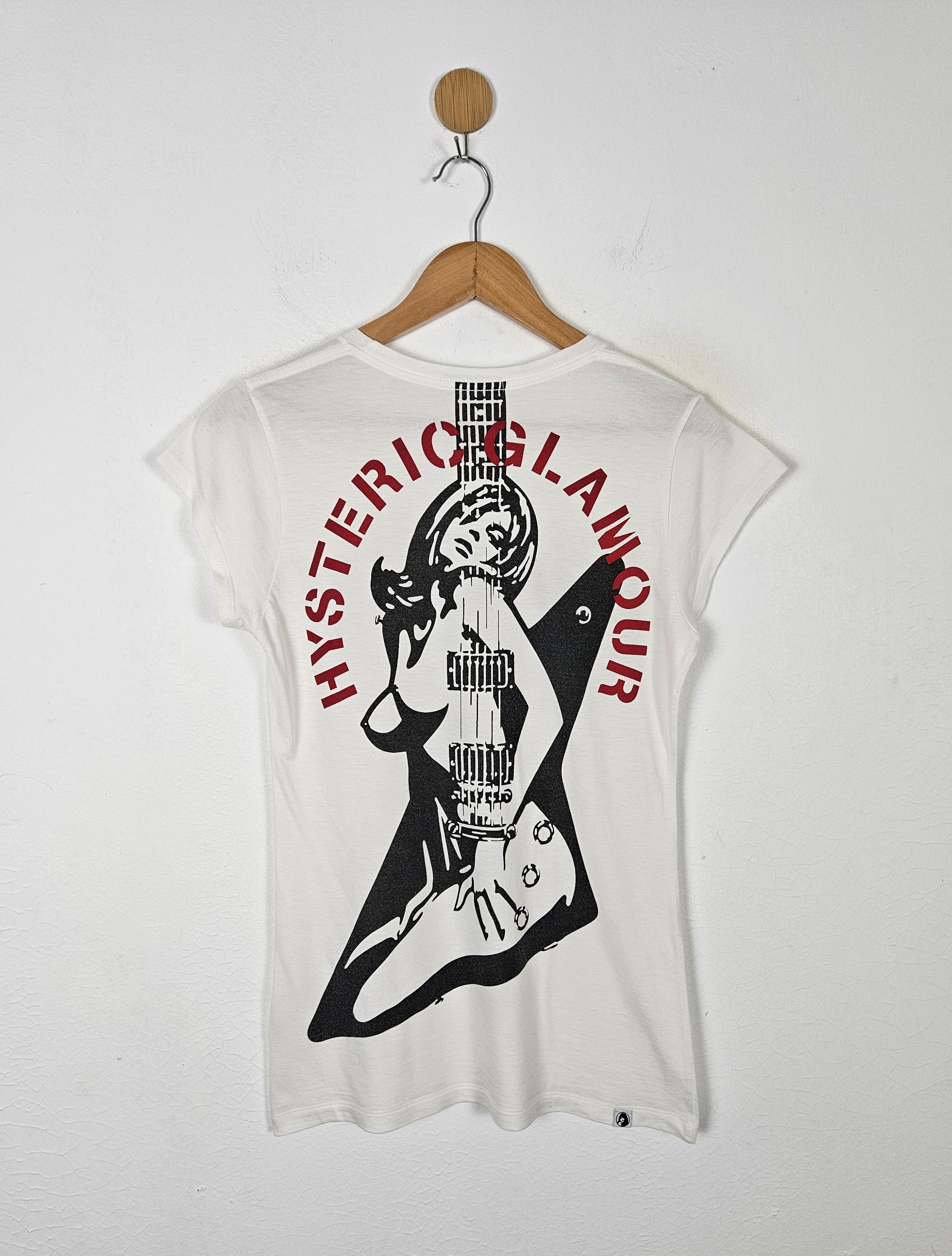 Hysteric Glamour Hysteric Glamour Let's Rock Guitar Girl shirt Size S / US 4 / IT 40 - 1 Thumbnail