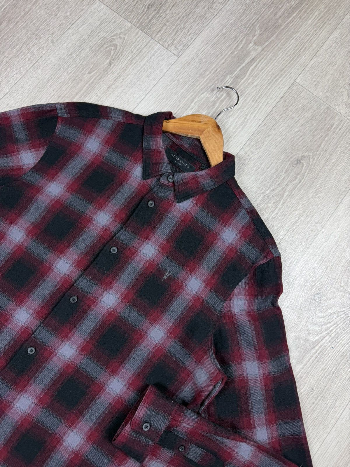 Allsaints Allsaints Dieffen LS Shirt Light Flannel Checkered Size L Size US L / EU 52-54 / 3 - 2 Thumbnail