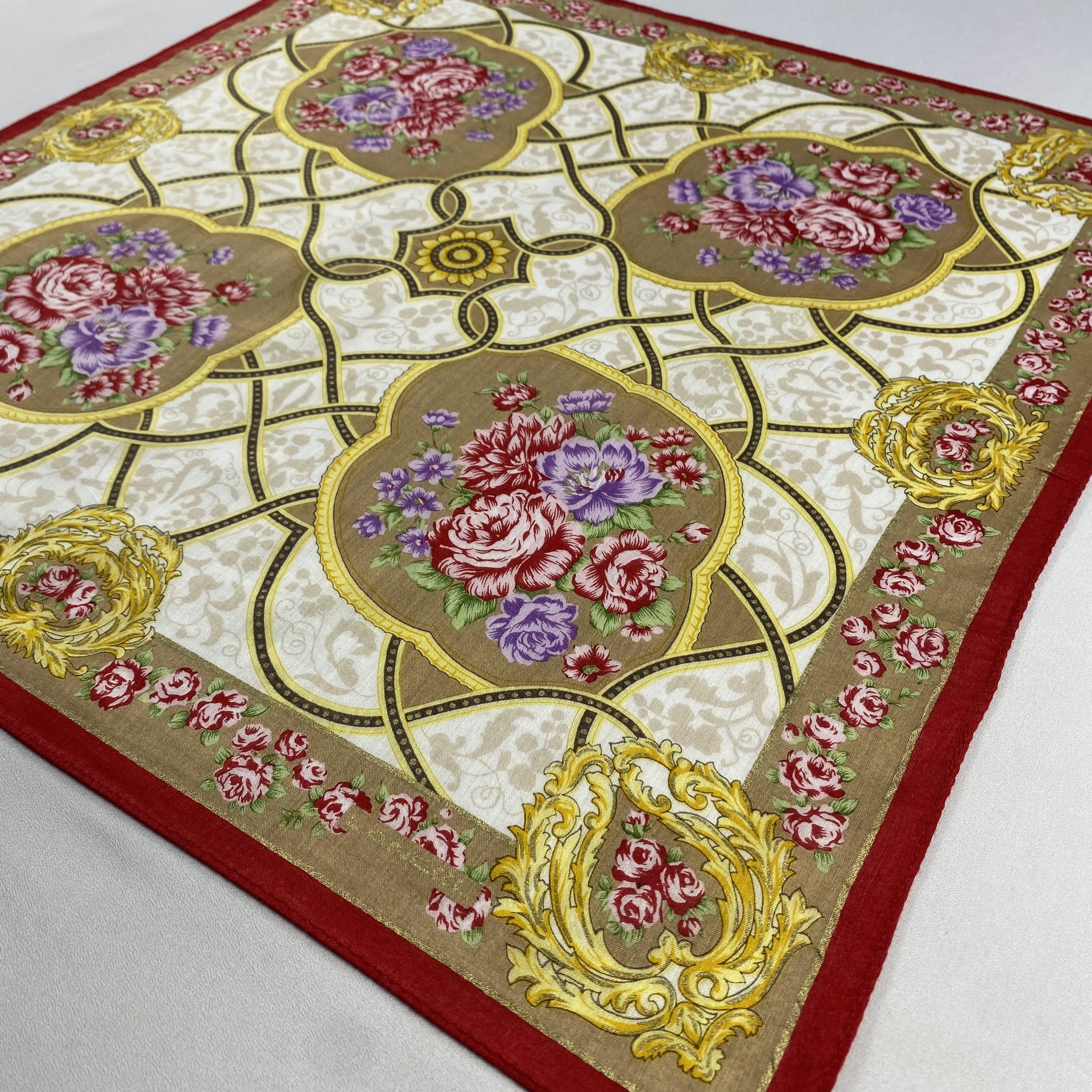 Lancel × Vintage Lancel Handkerchief / Neckerchief / Bandana-P1549 Size ONE SIZE - 2 Thumbnail