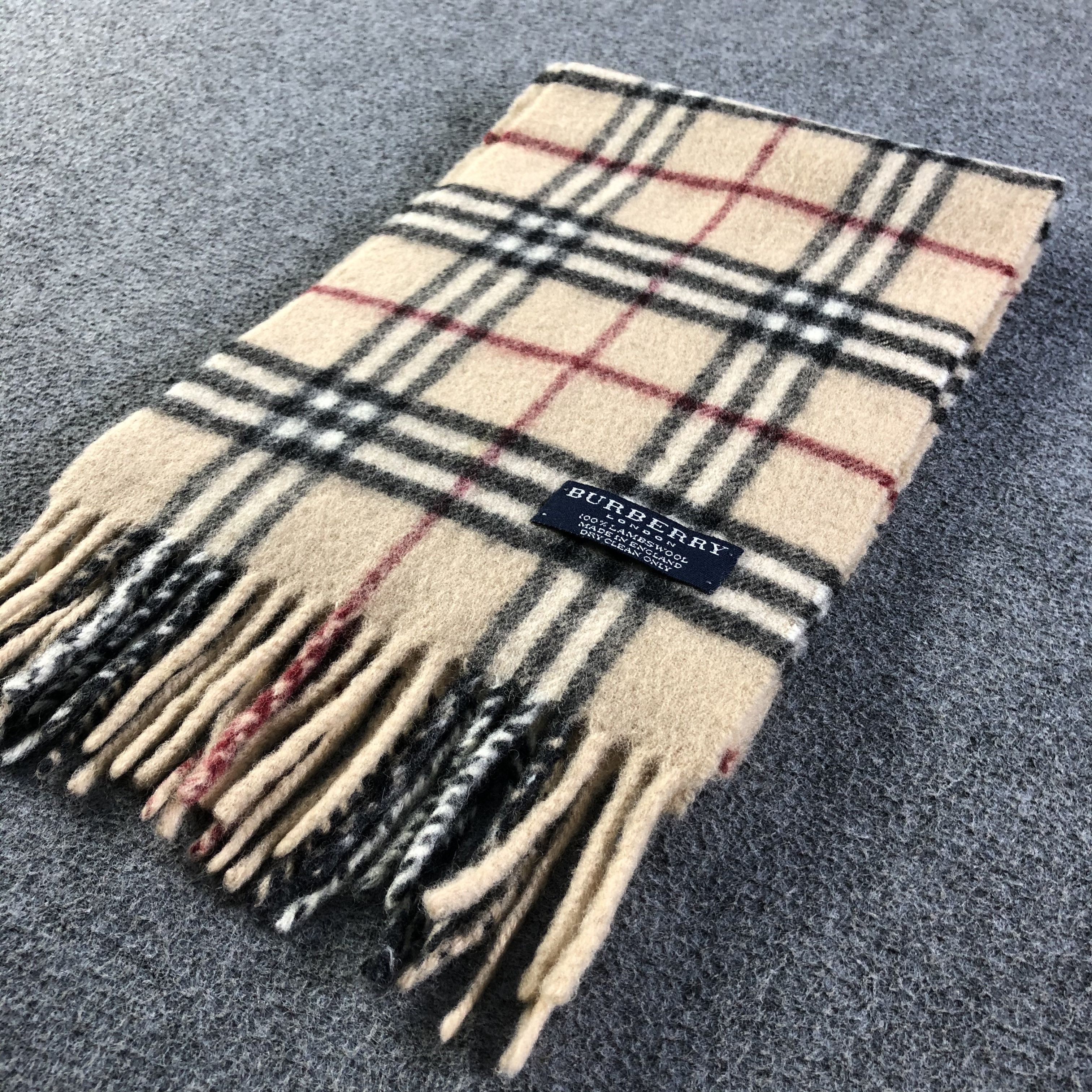 Burberry Burberry Wool Scarf / Muffler / Neckwear Size ONE SIZE - 3 Thumbnail