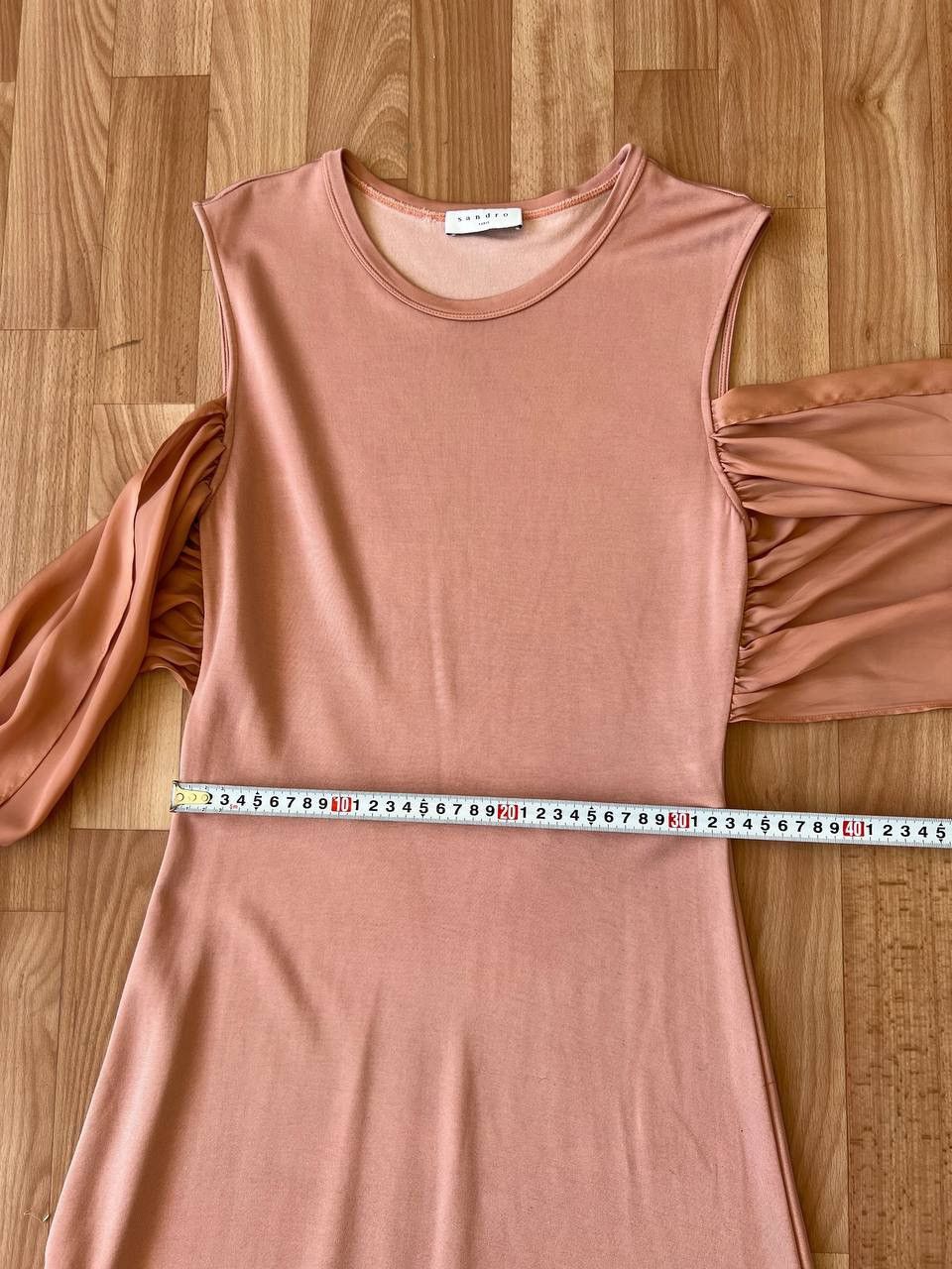 Sandro SANDRO PARIS PINK TRUDY BLUSH SLEEVELESS LUXURY DRESS SIZE 2 Size M / US 6-8 / IT 42-44 - 21 Thumbnail