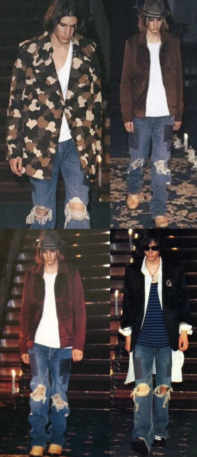 Number (N)ine aw03 kurt cobain patch jeans Size US 30 / EU 46 - 10 Thumbnail