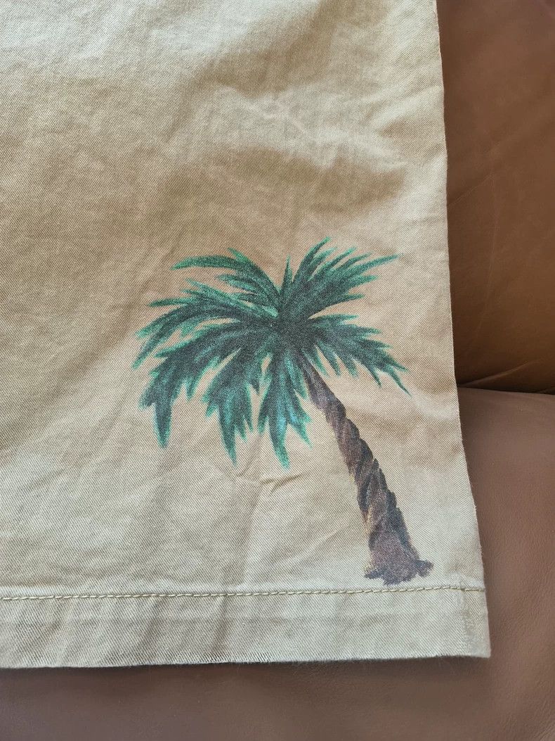 Loewe Loewe size M Hand-painted printed waist drawstring cropped Size US 34 / EU 50 - 4 Thumbnail