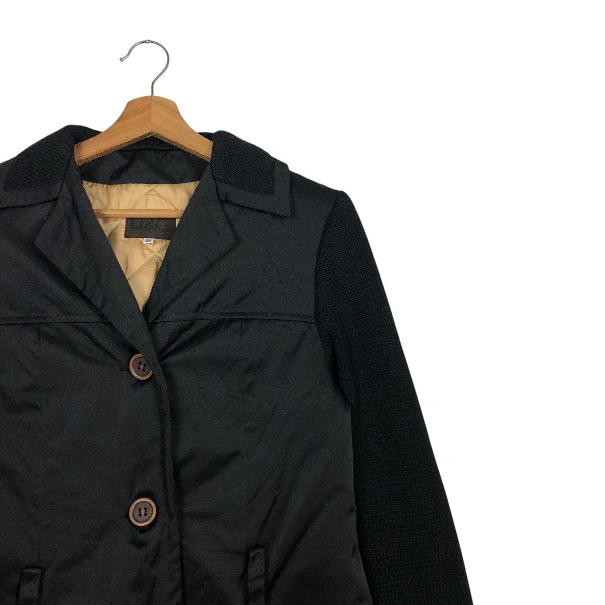 Dolce & Gabbana 🔥ICONIC BLACK CHORE JACKET D&G CARDIGAN SLEEVE Size US S / EU 44-46 / 1 - 8 Thumbnail