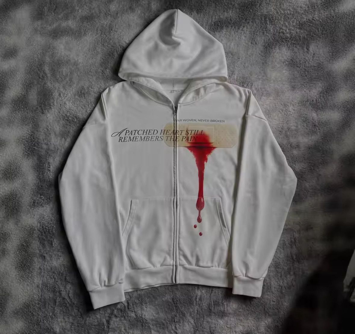 Other Y2K Gothic Retro Streetwear Fashion Hooded Sweatshirt Size US XL / EU 56 / 4 - 2 Thumbnail