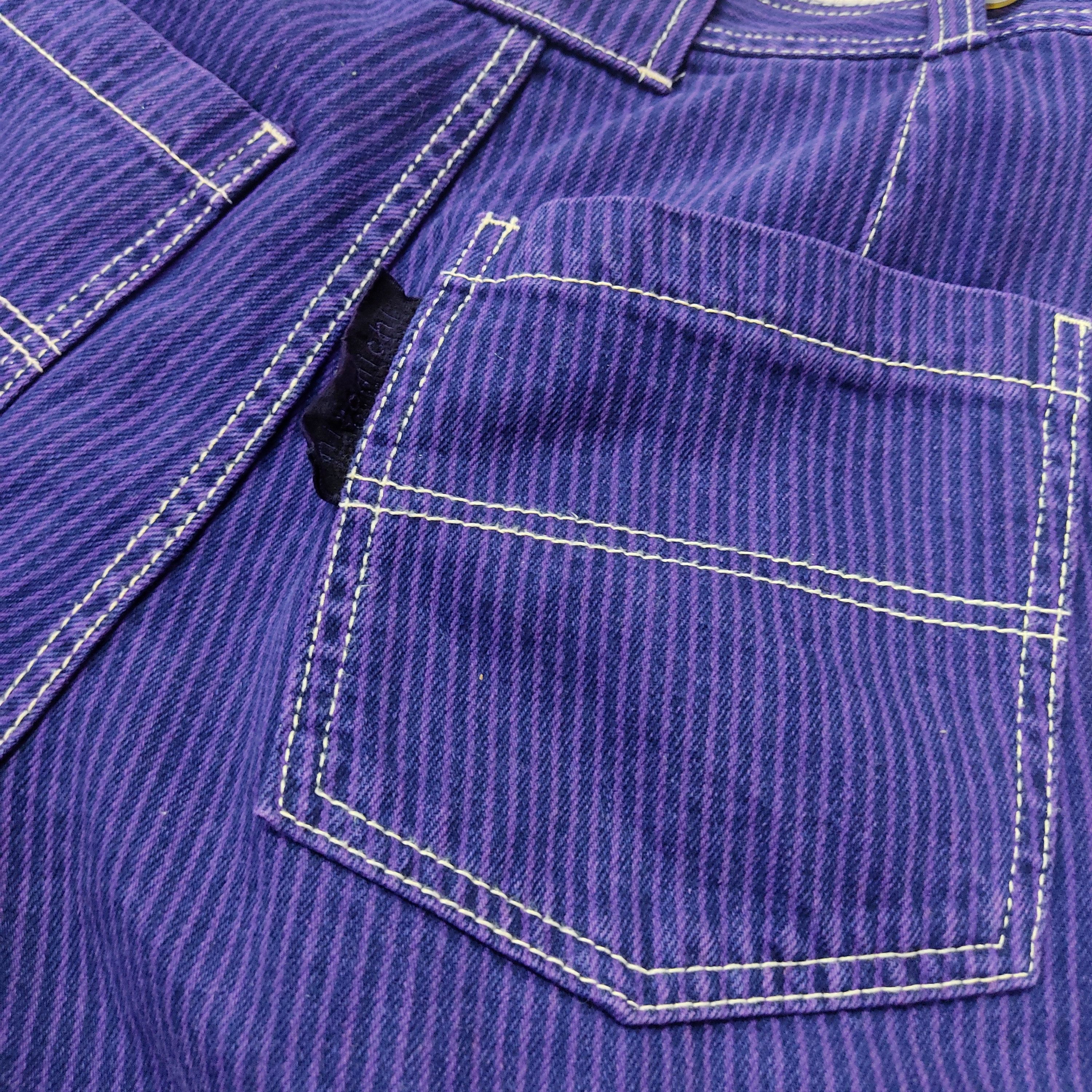 Angel Blue HIROMICHI NAKANO Carpenter Barrel Wide Leg Pants Size US 30 / EU 46 - 12 Thumbnail