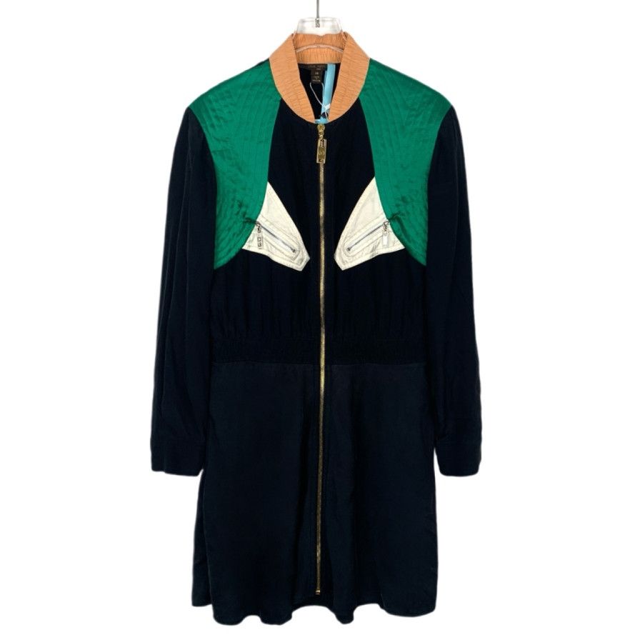 Louis Vuitton Louis Vuitton Color Block Silk Zip Dress Size M / US 6-8 / IT 42-44 - 1 Thumbnail