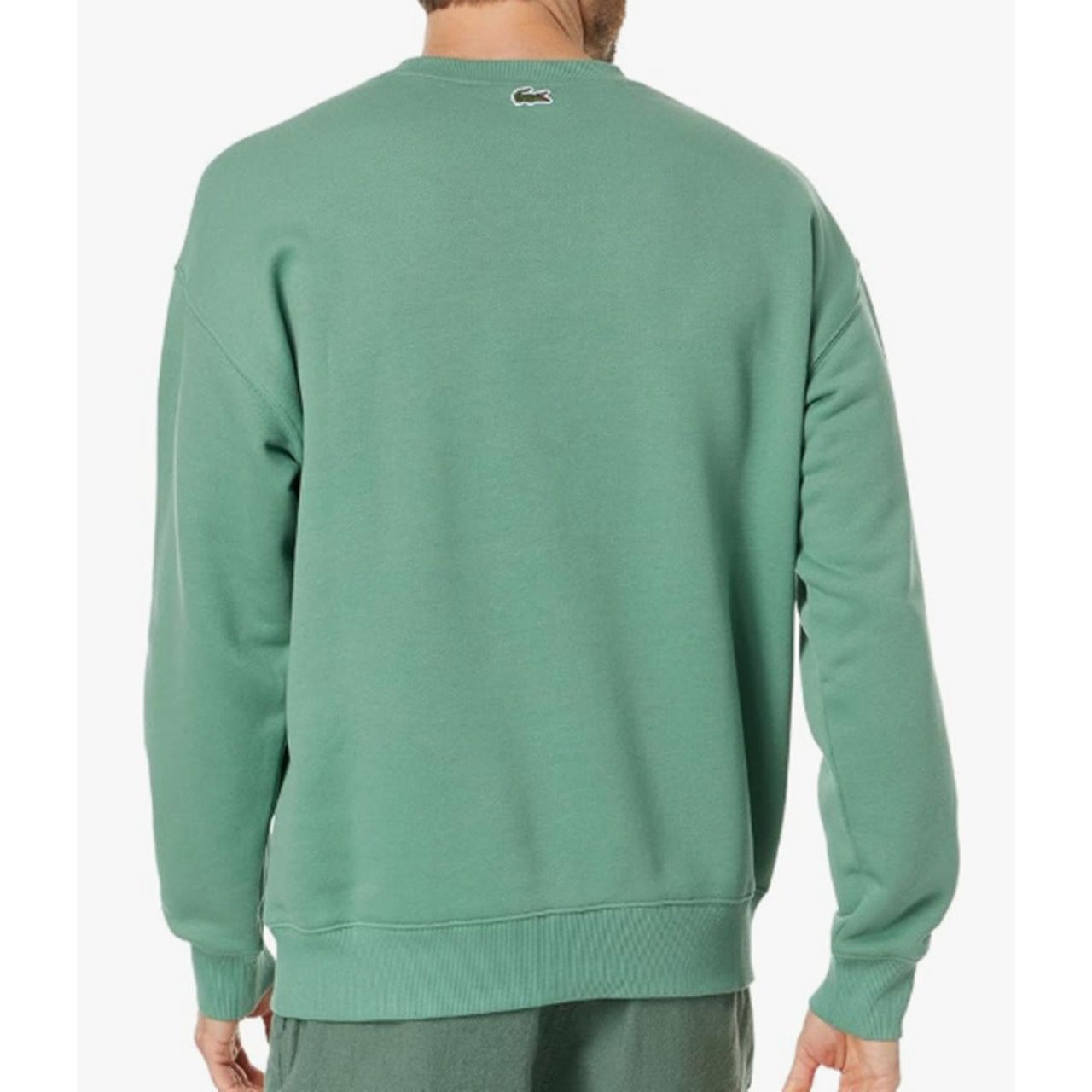 Lacoste Lacoste Mens Long Sleeve Loose Fit Croc Crewneck Sweater XXL Size US XXL / EU 58 / 5 - 3 Thumbnail
