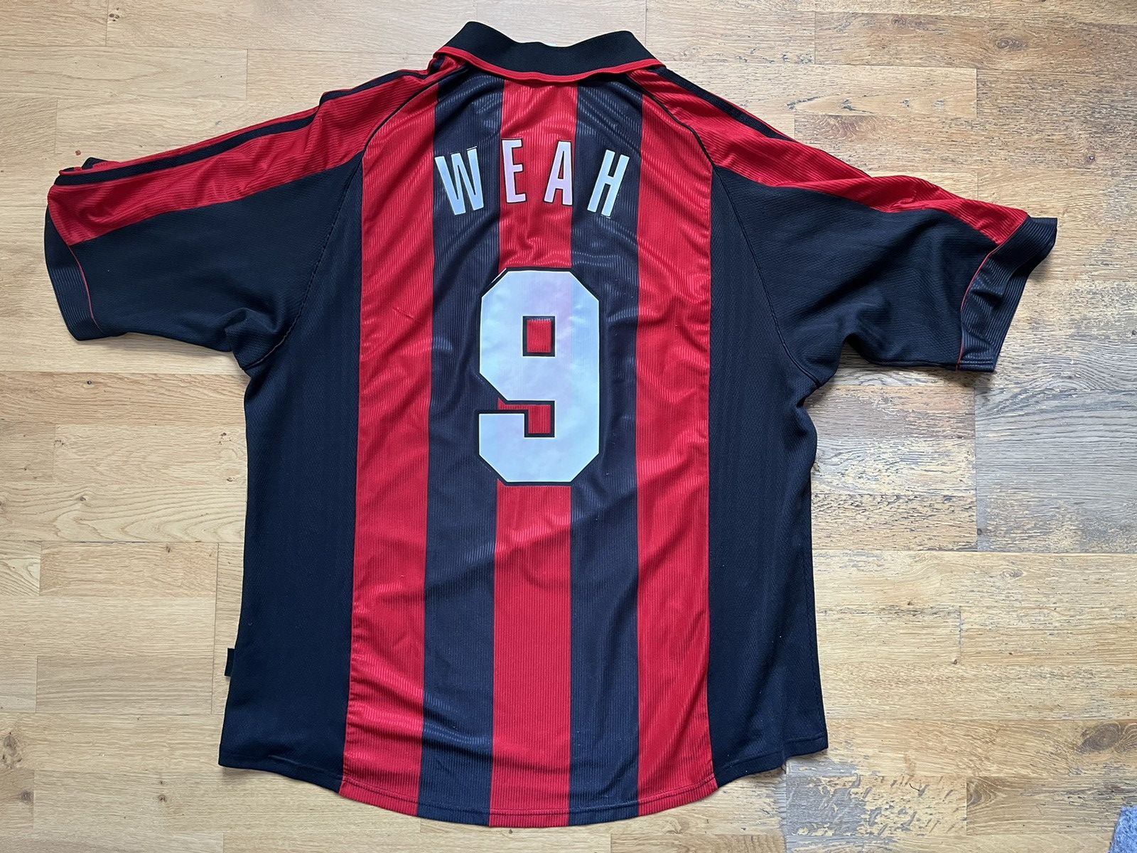 Adidas Adidas AC Milan Shirt Jersey Weah XL baggio Size US XL / EU 56 / 4 - 5 Thumbnail