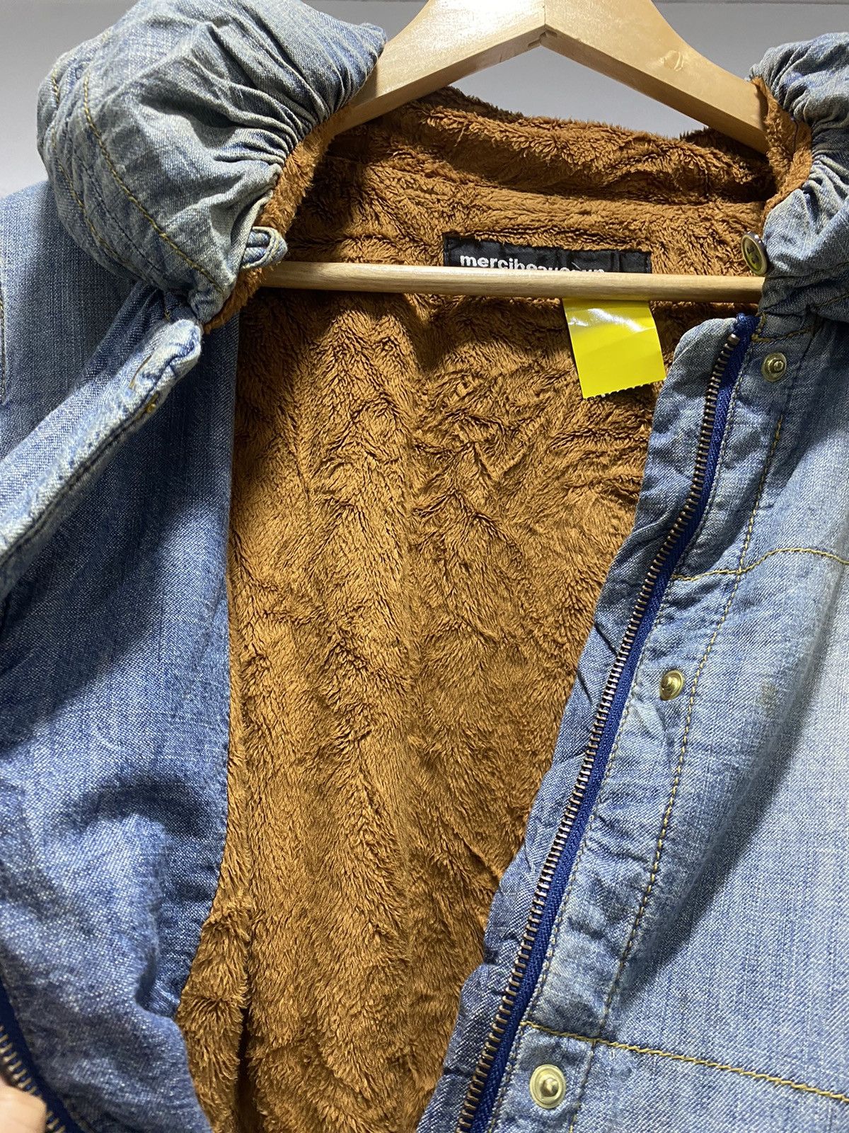 Issey Miyake Mercibeaucoup Denim Down Puffer Quilted Jacket Size US M / EU 48-50 / 2 - 13 Thumbnail