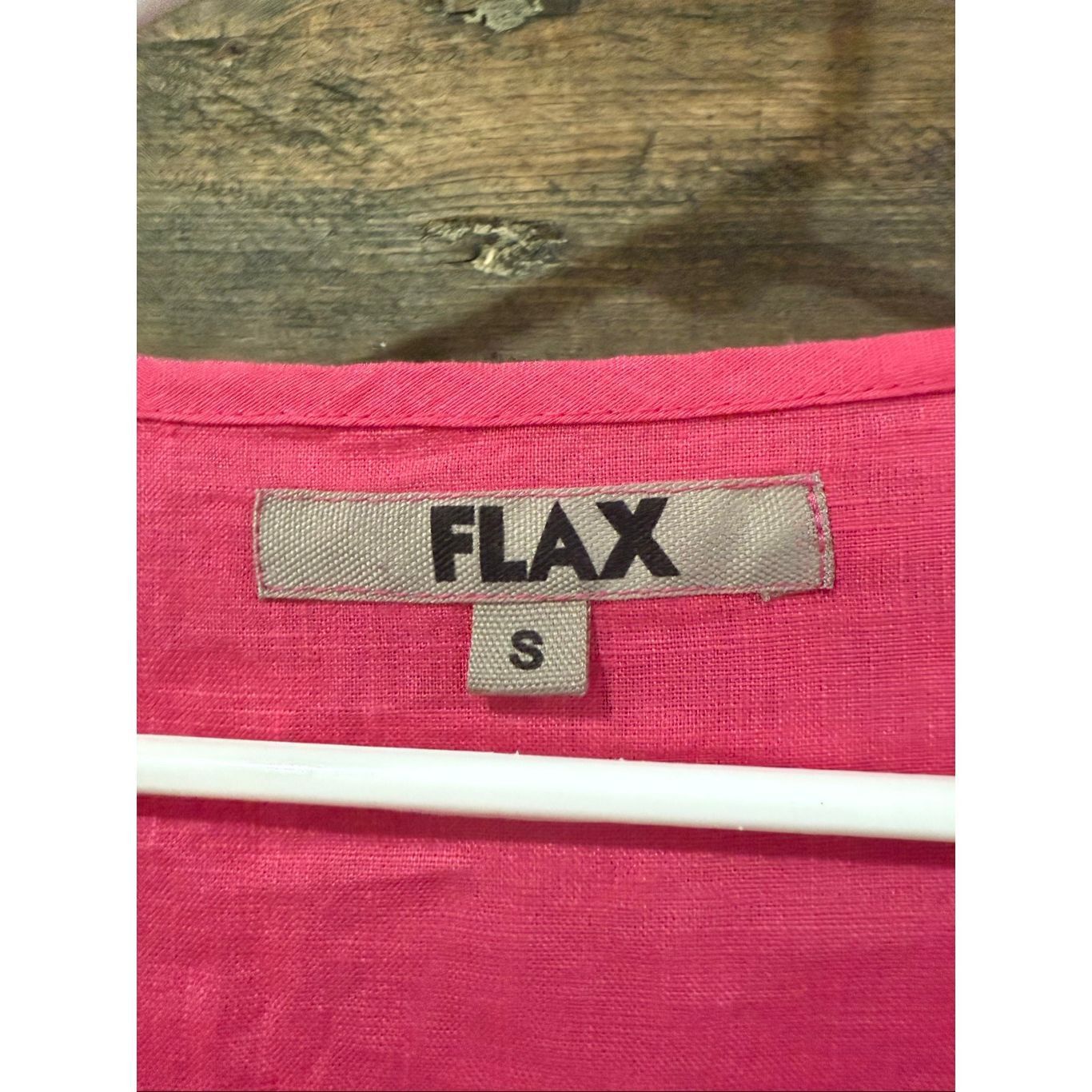 FLAX Flax NWOT button front linen pink jacket shacket size Small Size S / US 4 / IT 40 - 4 Thumbnail