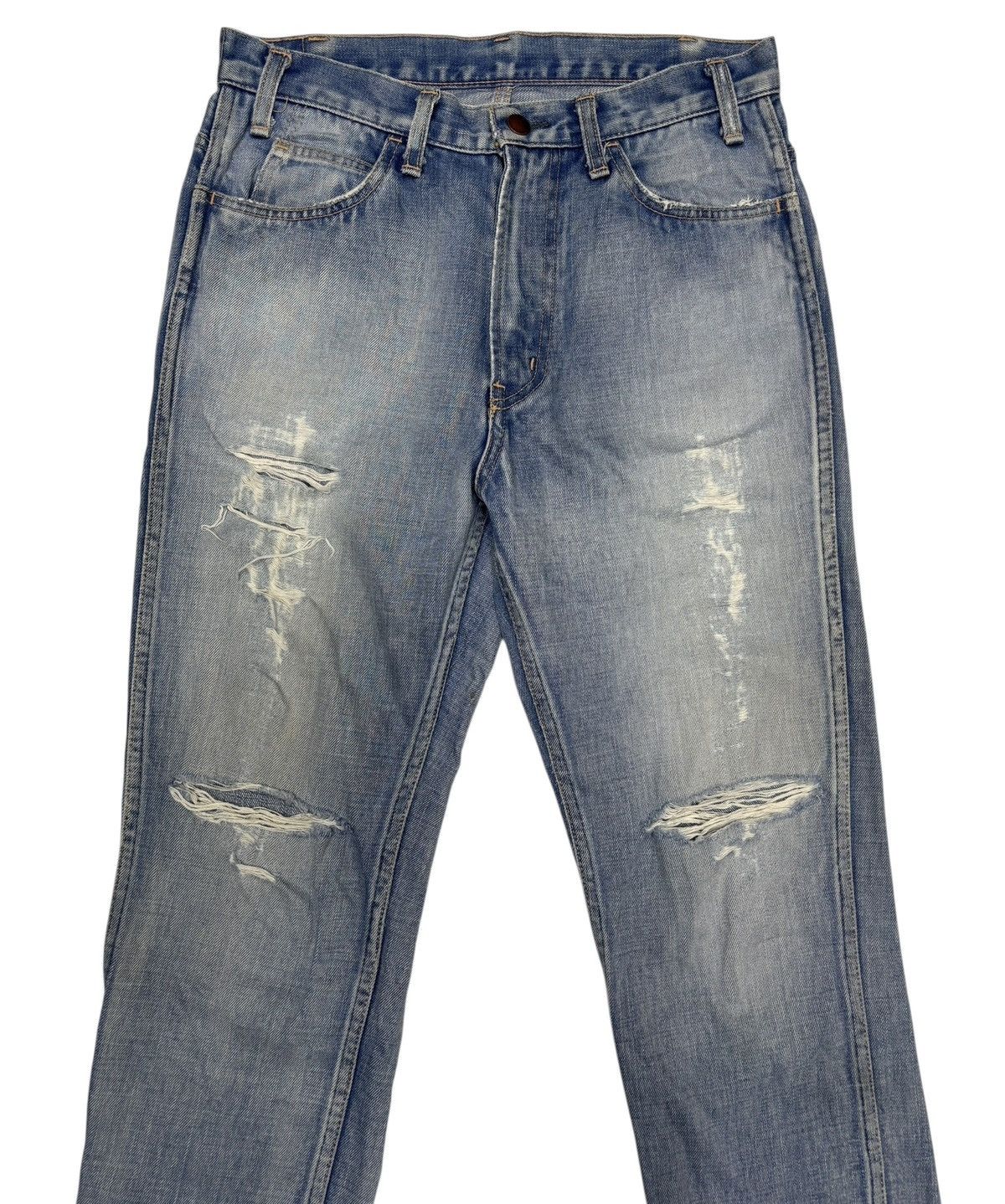 READYMADE READYMADE UNUSED Slim Fit cut Leg Ripped Thrashed Jeans Size US 30 / EU 46 - 7 Thumbnail