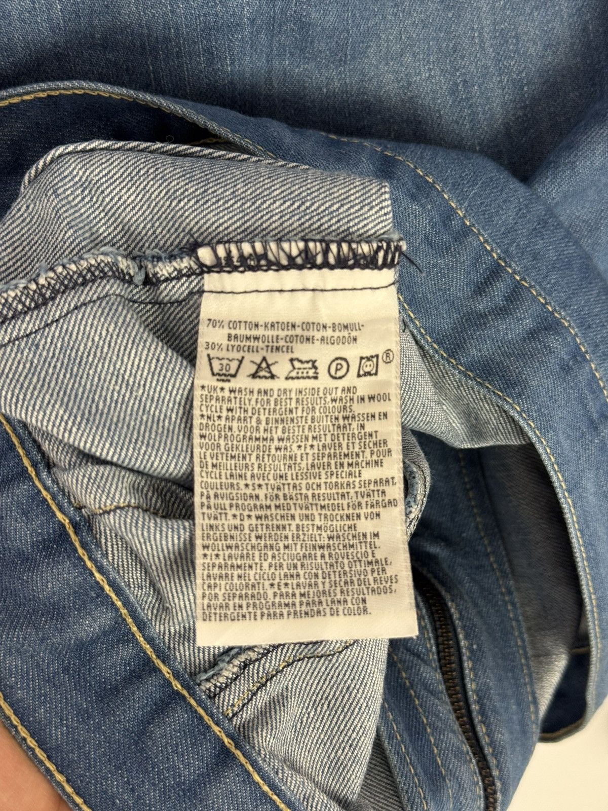Levi's Levi’s Engineered Cropped Denim Chest Pocket Jacket Size S / US 4 / IT 40 - 13 Thumbnail
