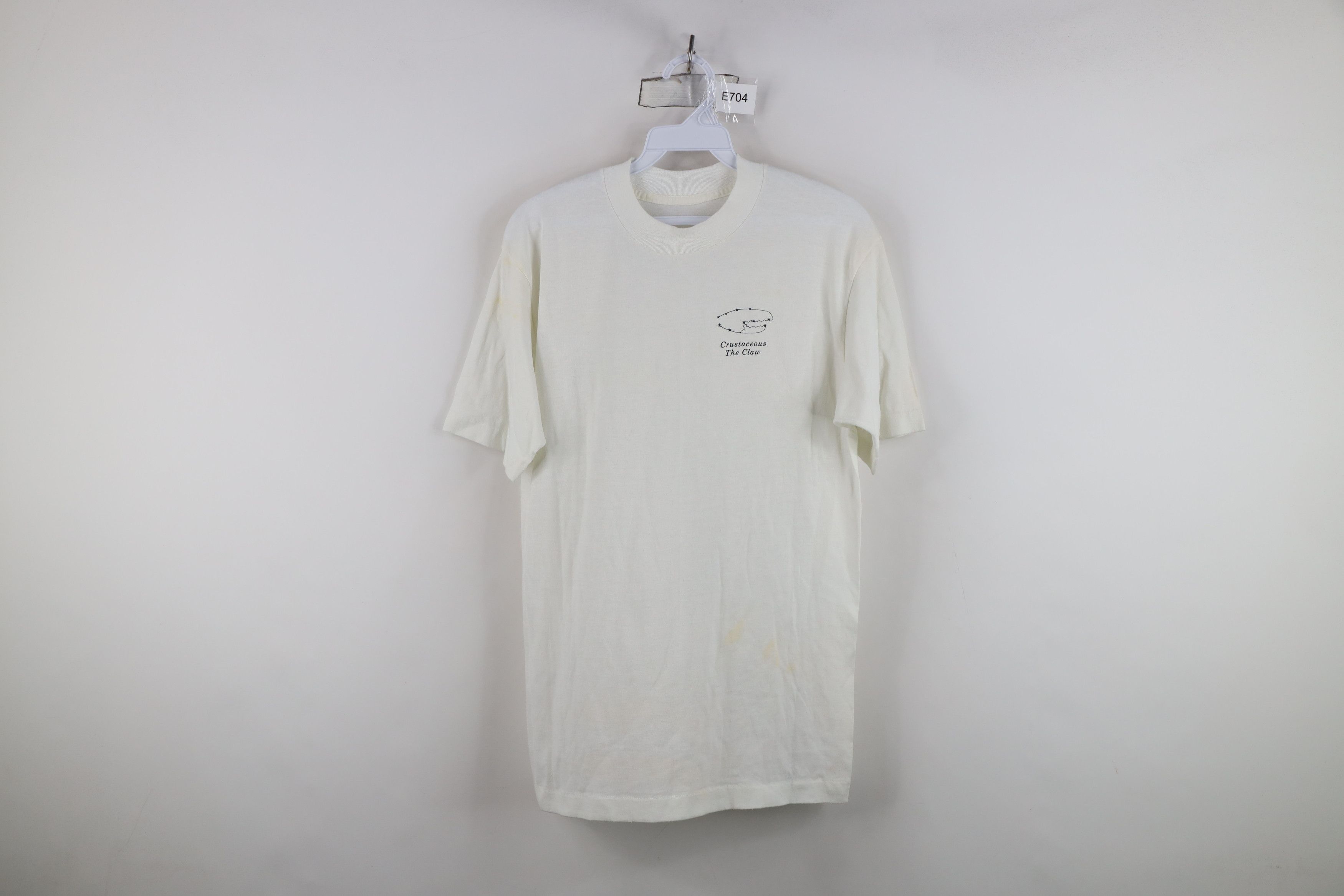 Vintage Vintage 70s Streetwear Crustaceous Constellation T-Shirt Size US S / EU 44-46 / 1 - 1 Thumbnail