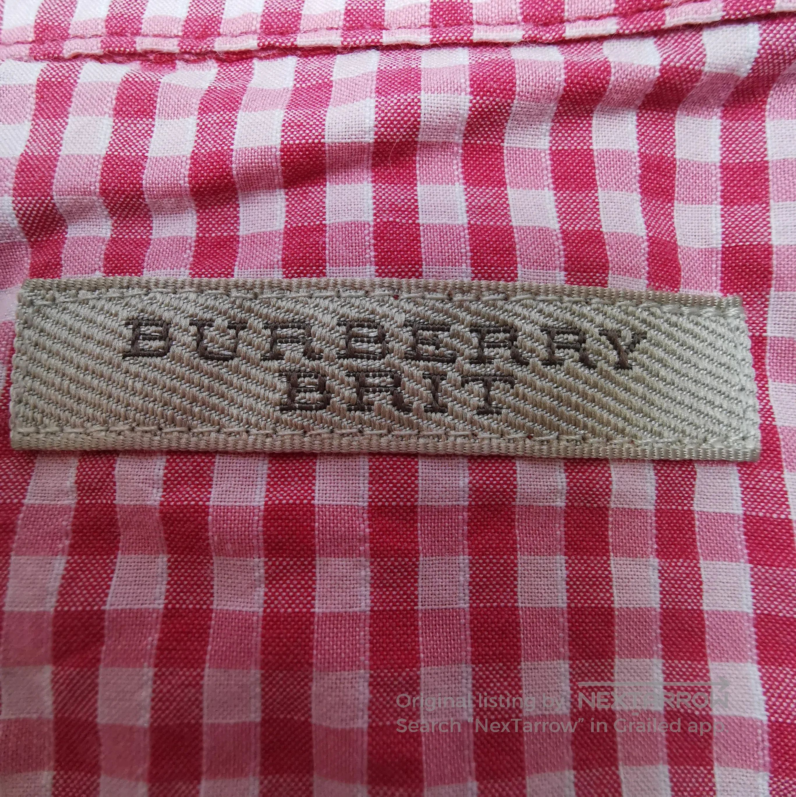 Burberry Burberry Brit Color Block Cotton Shirt XS . Size US XS / EU 42 / 0 - 5 Thumbnail